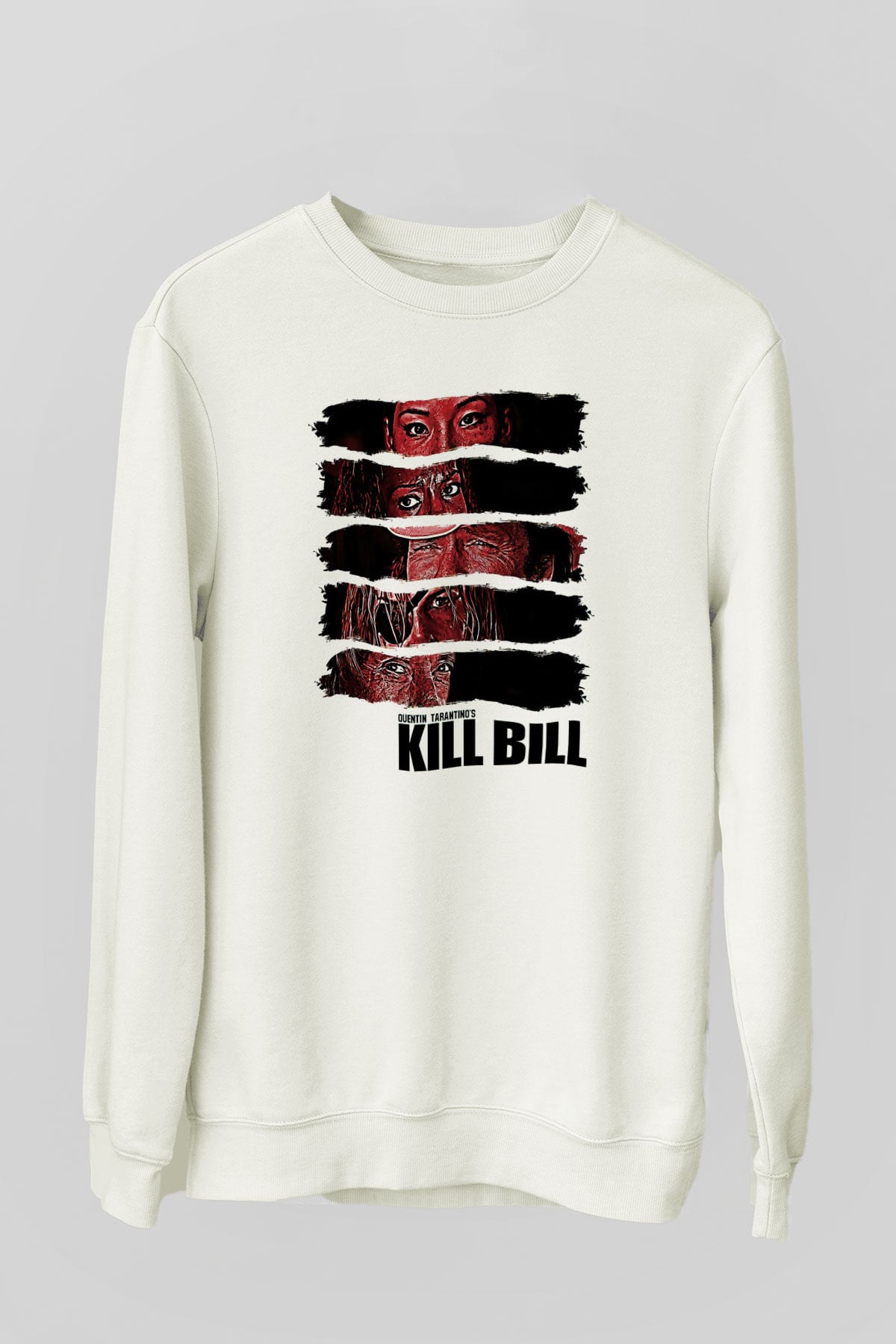 Kill Bill Beyaz Unisex Sweatshirt
