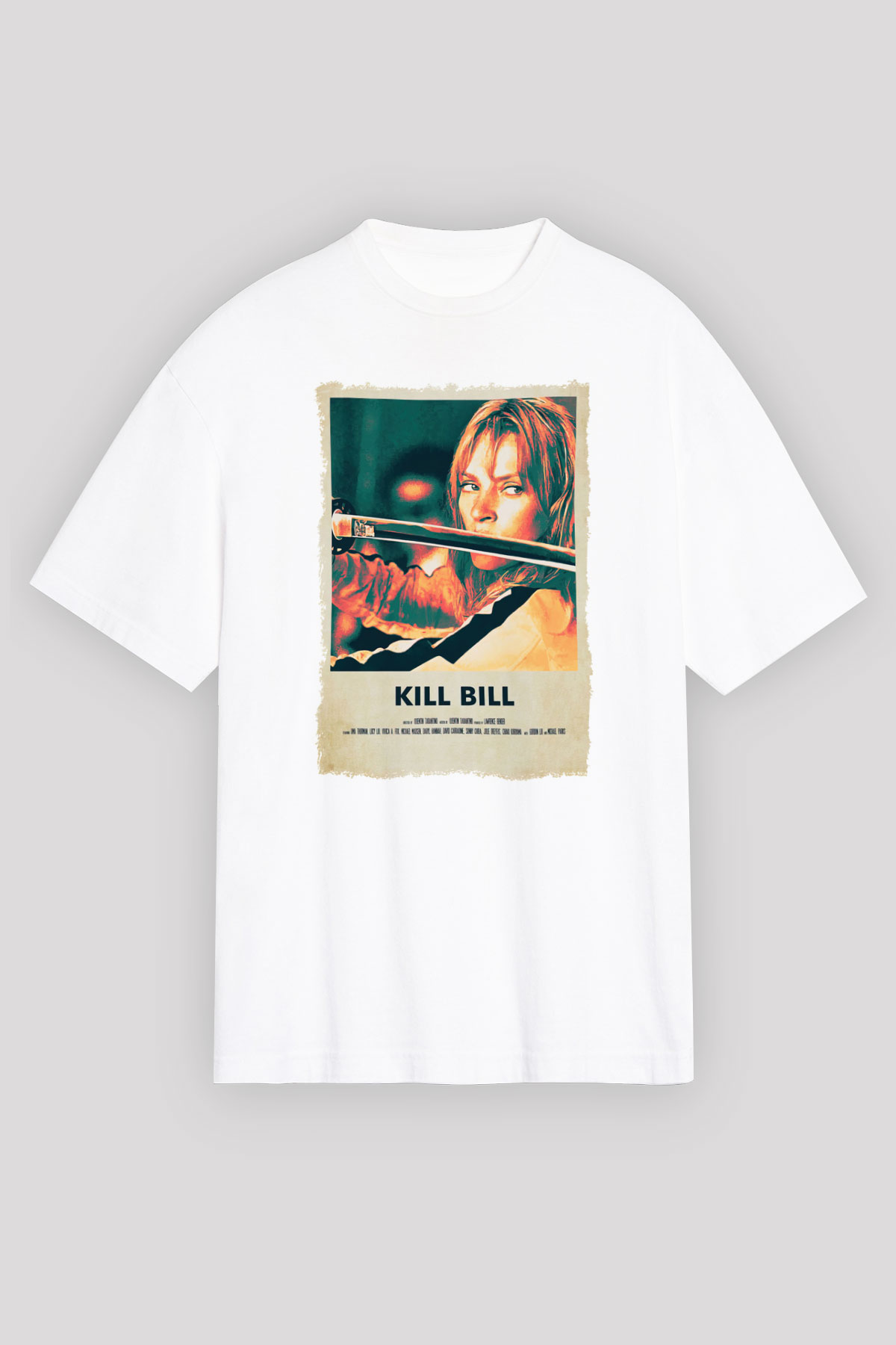 Kill Bill Beyaz Unisex Tişört T-Shirt