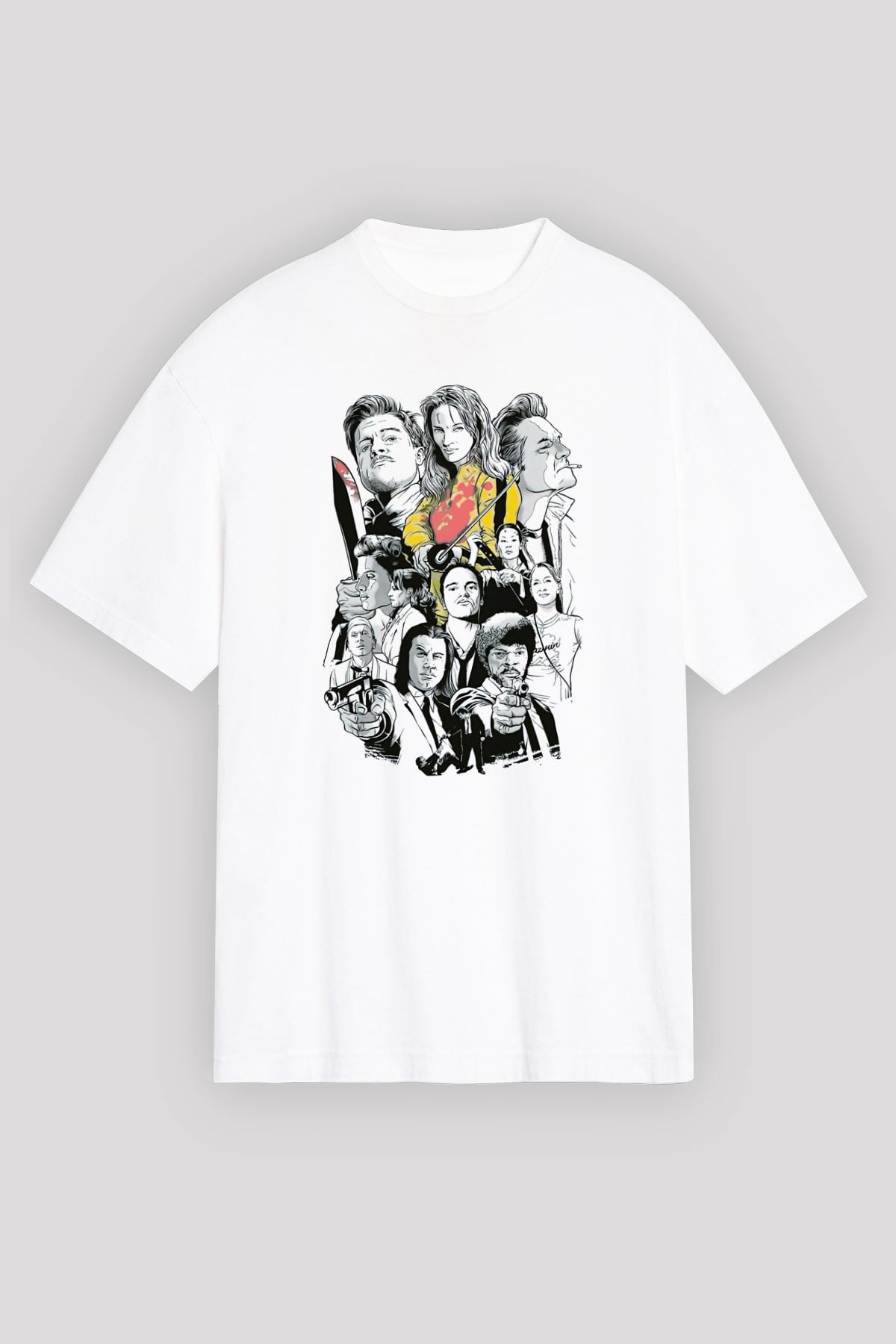 Kill Bill Beyaz Unisex Tişört T-Shirt
