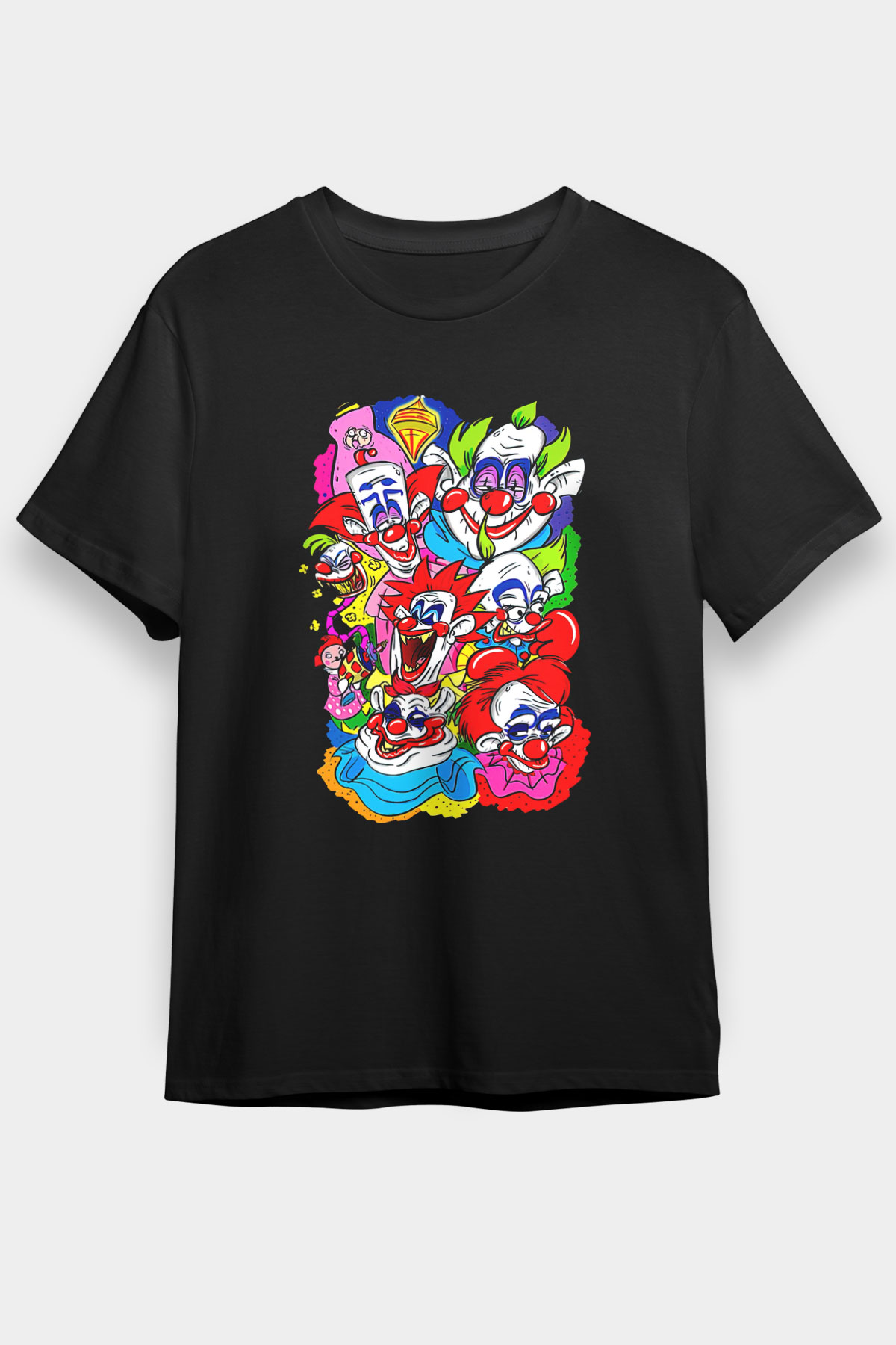 Killer Klowns from Outer Space Black Unisex Graphic Tee - STREETWEAR