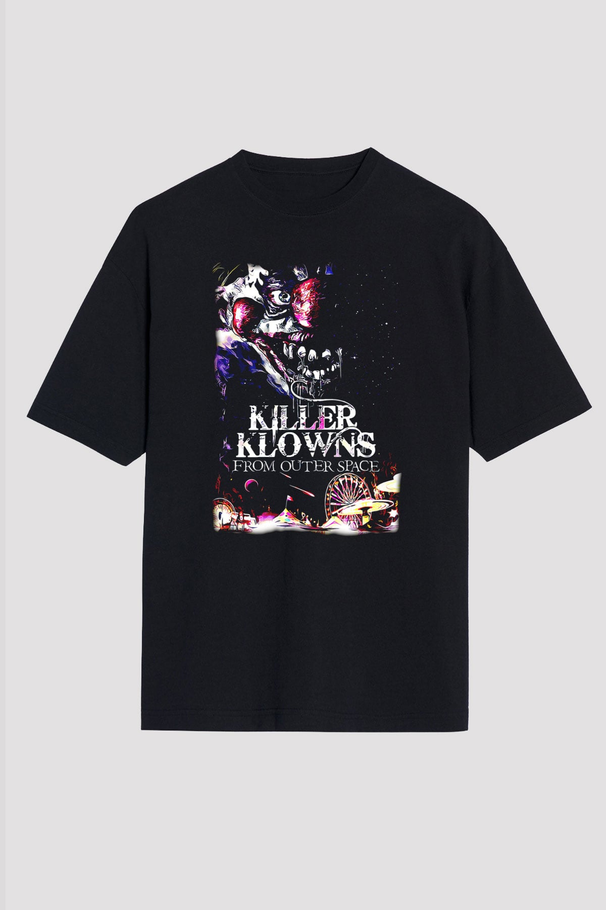 Killer Klowns from Outer Space Siyah Unisex Tişört