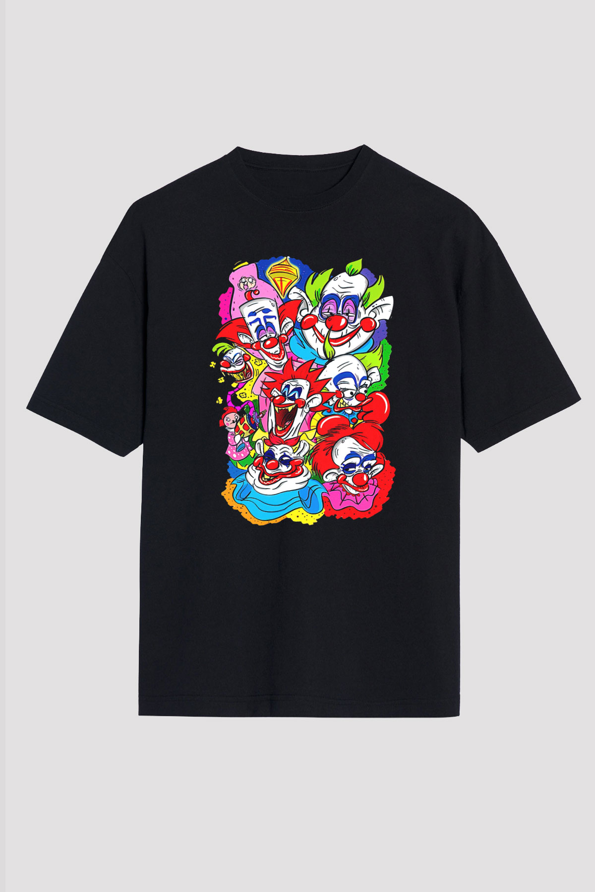 Killer Klowns from Outer Space Siyah Unisex Tişört