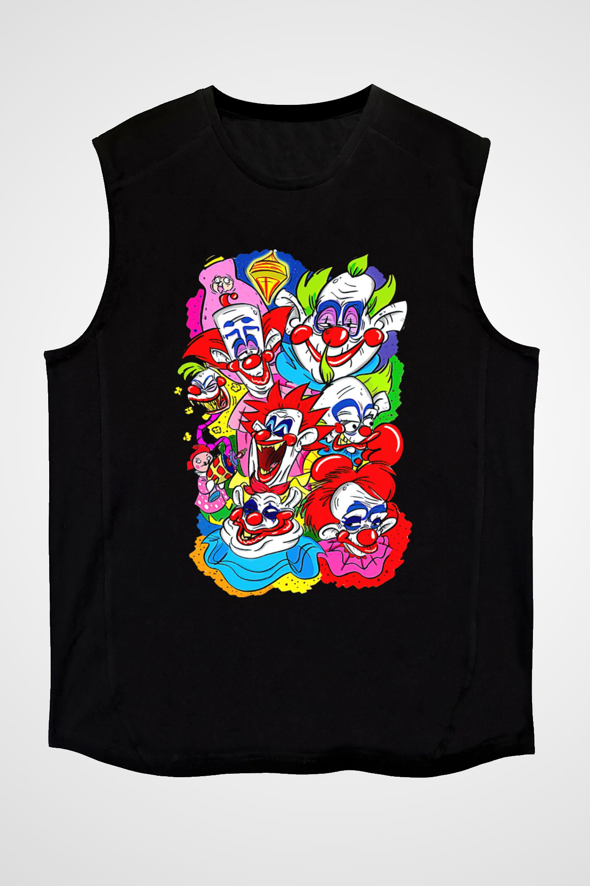 Killer Klowns from Outer Space Siyah Unisex  Kolsuz Tişört