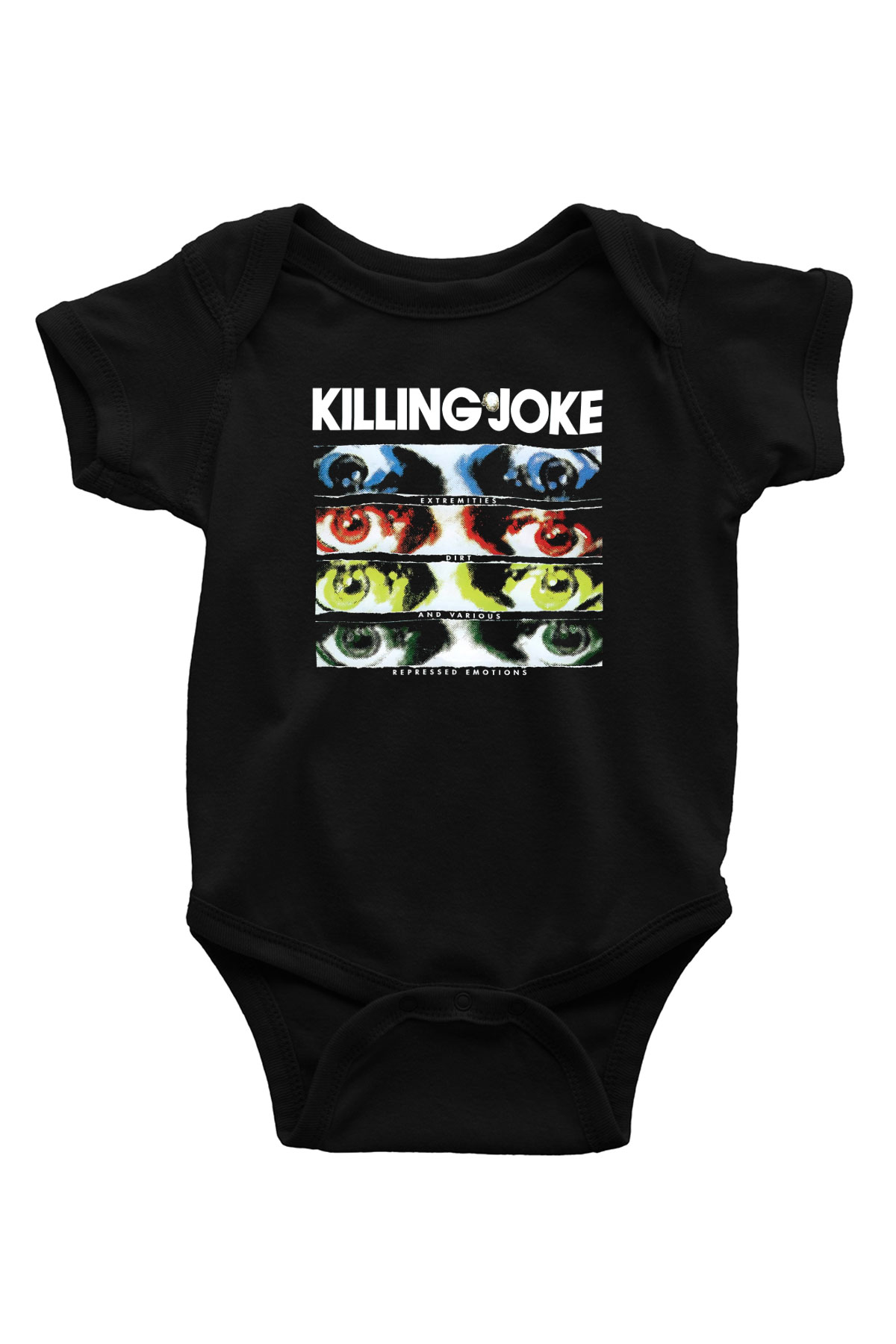Killing Joke Baskılı Siyah Bebek Body - Zıbın