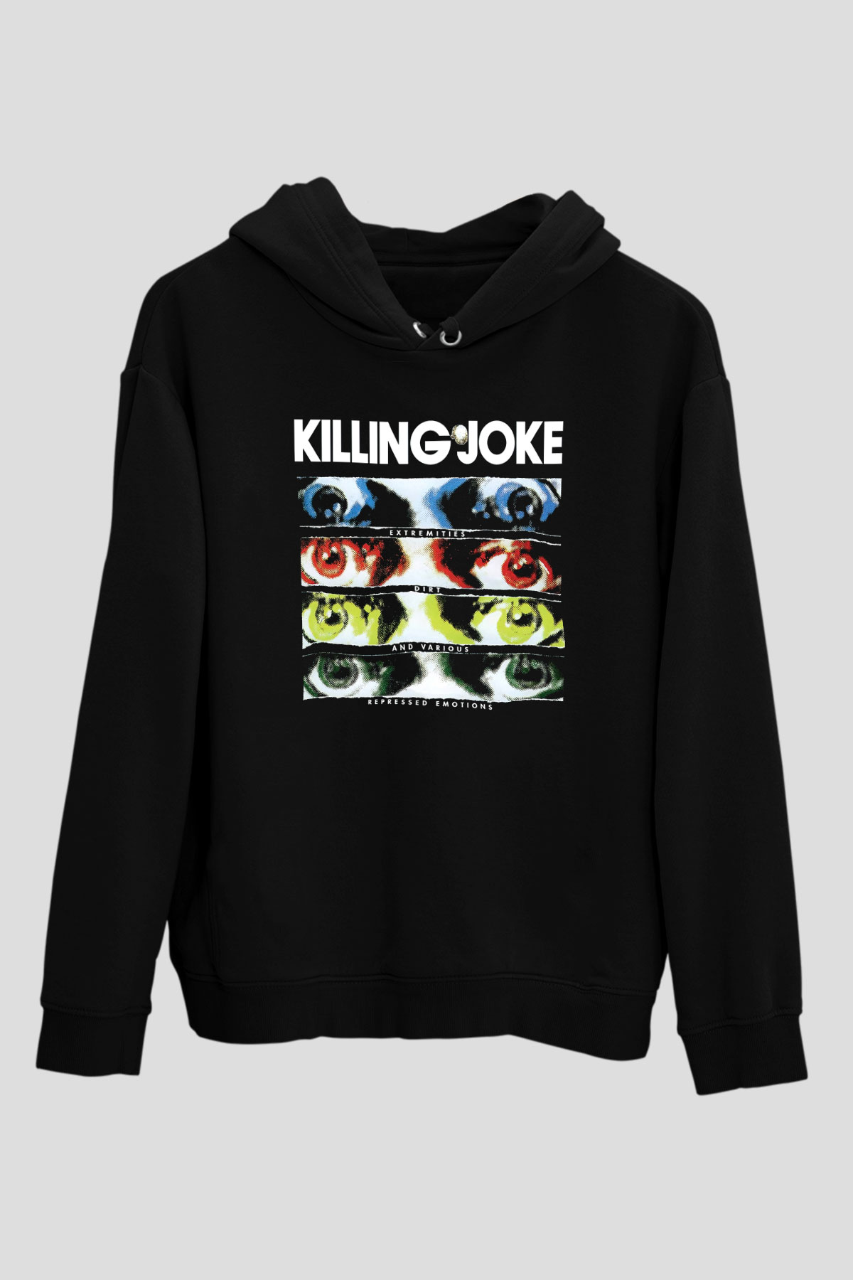 Killing Joke Siyah Unisex Hoodie