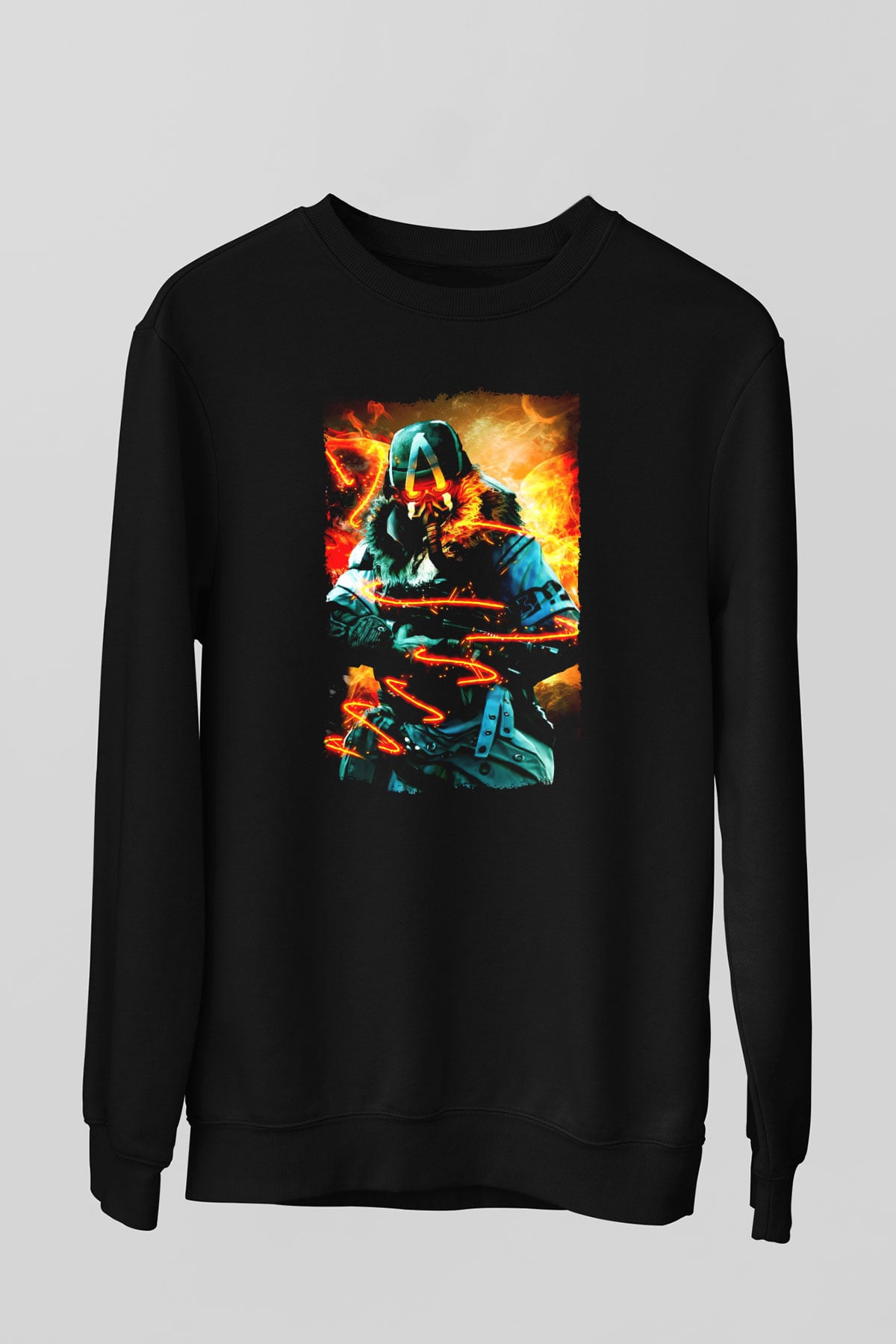 Killzone Siyah Unisex Sweatshirt