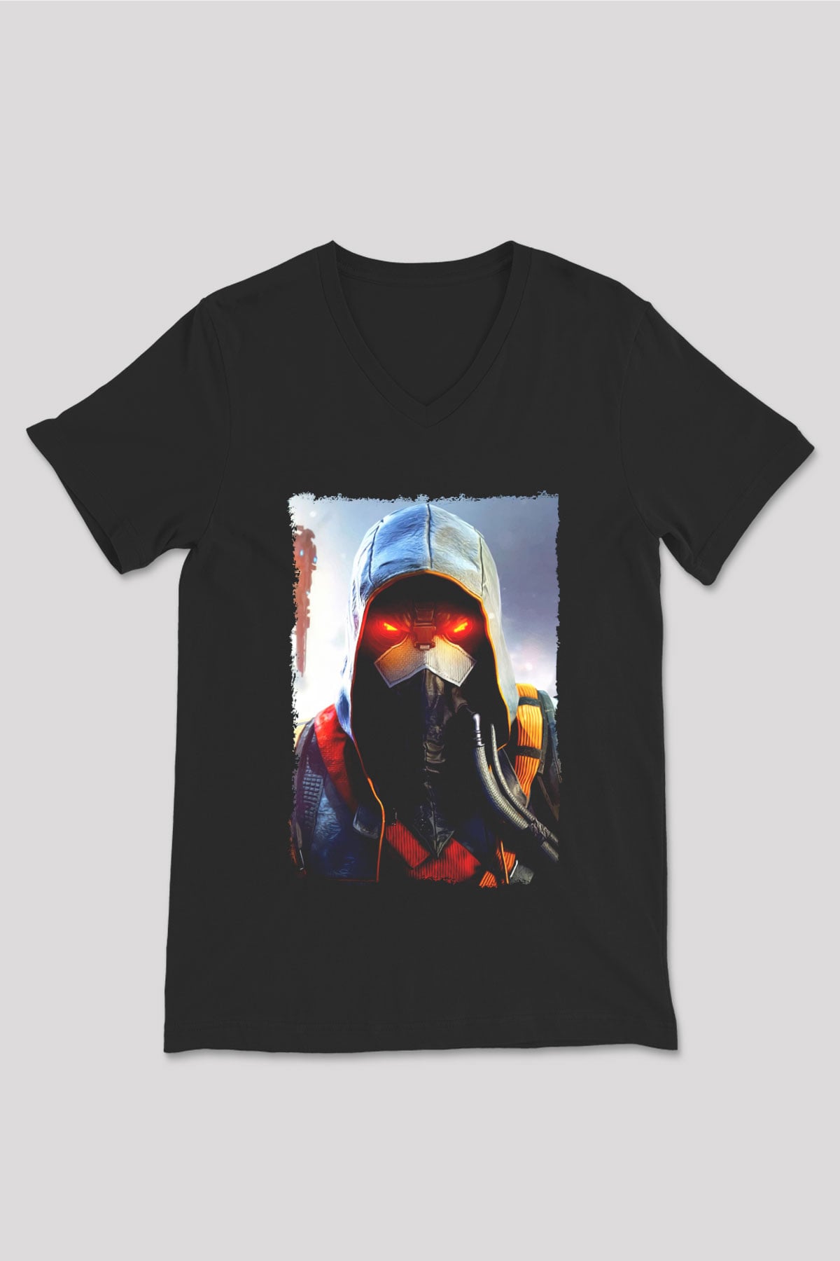 Killzone Siyah Unisex V Yaka Tişört
