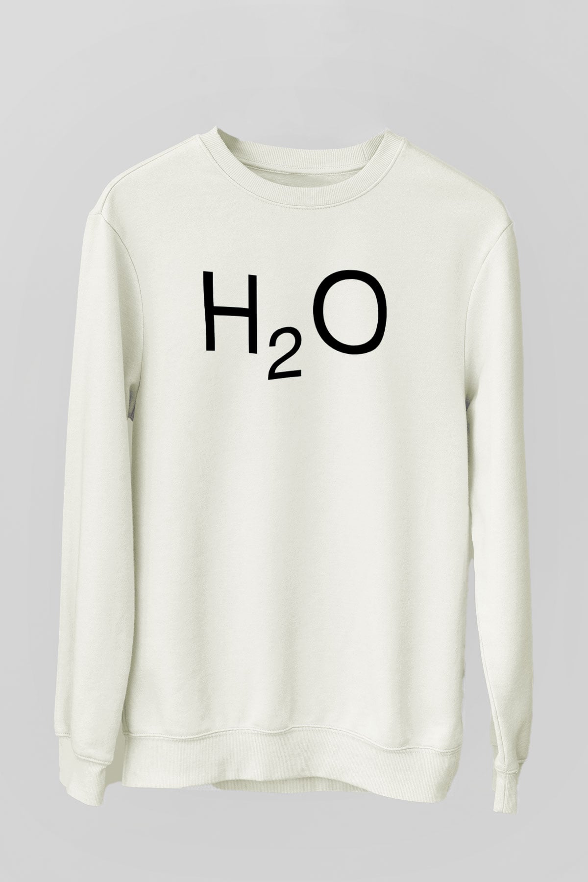 Kimyager Beyaz Unisex Sweatshirt