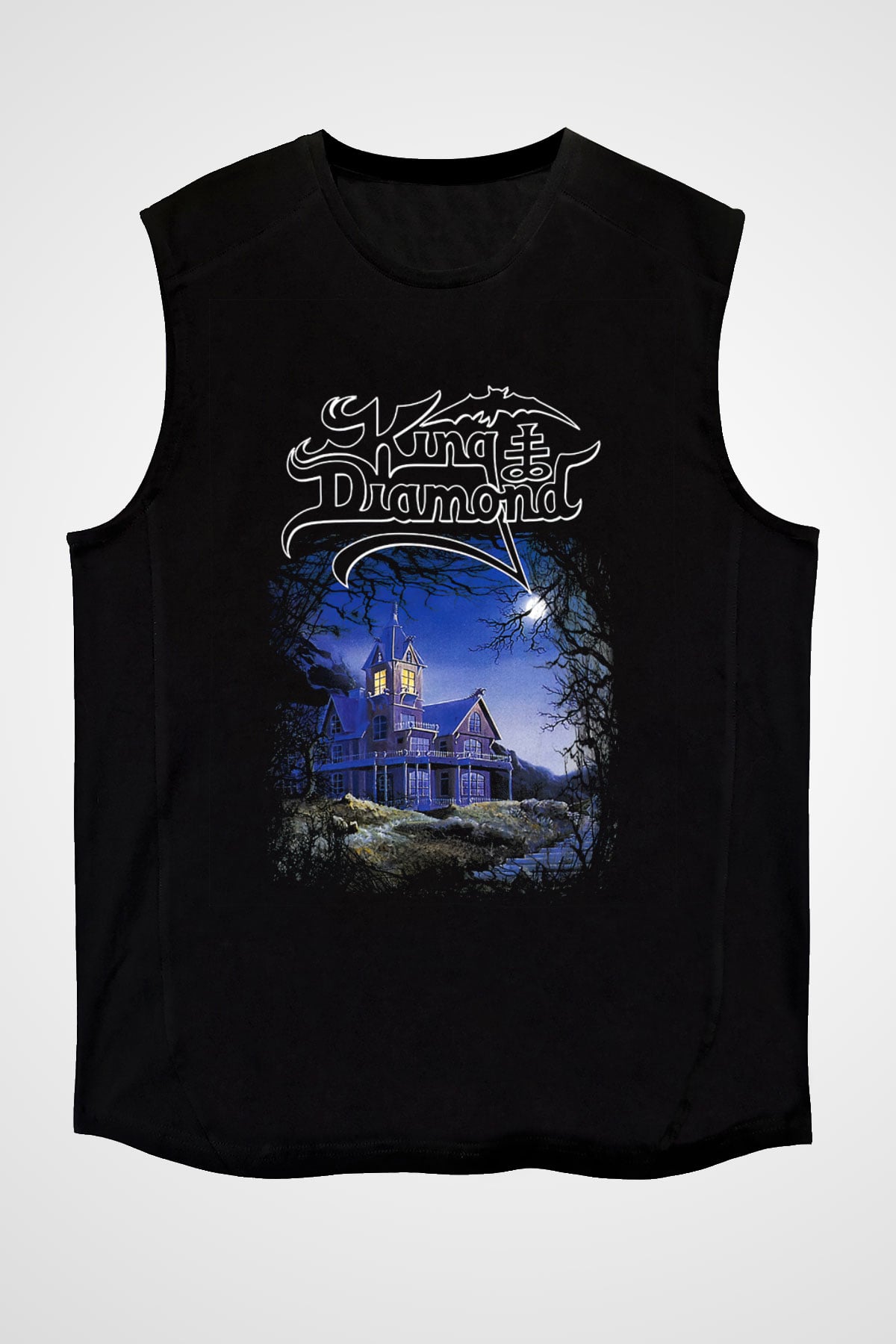 King Diamond Siyah Unisex Kolsuz Tişört