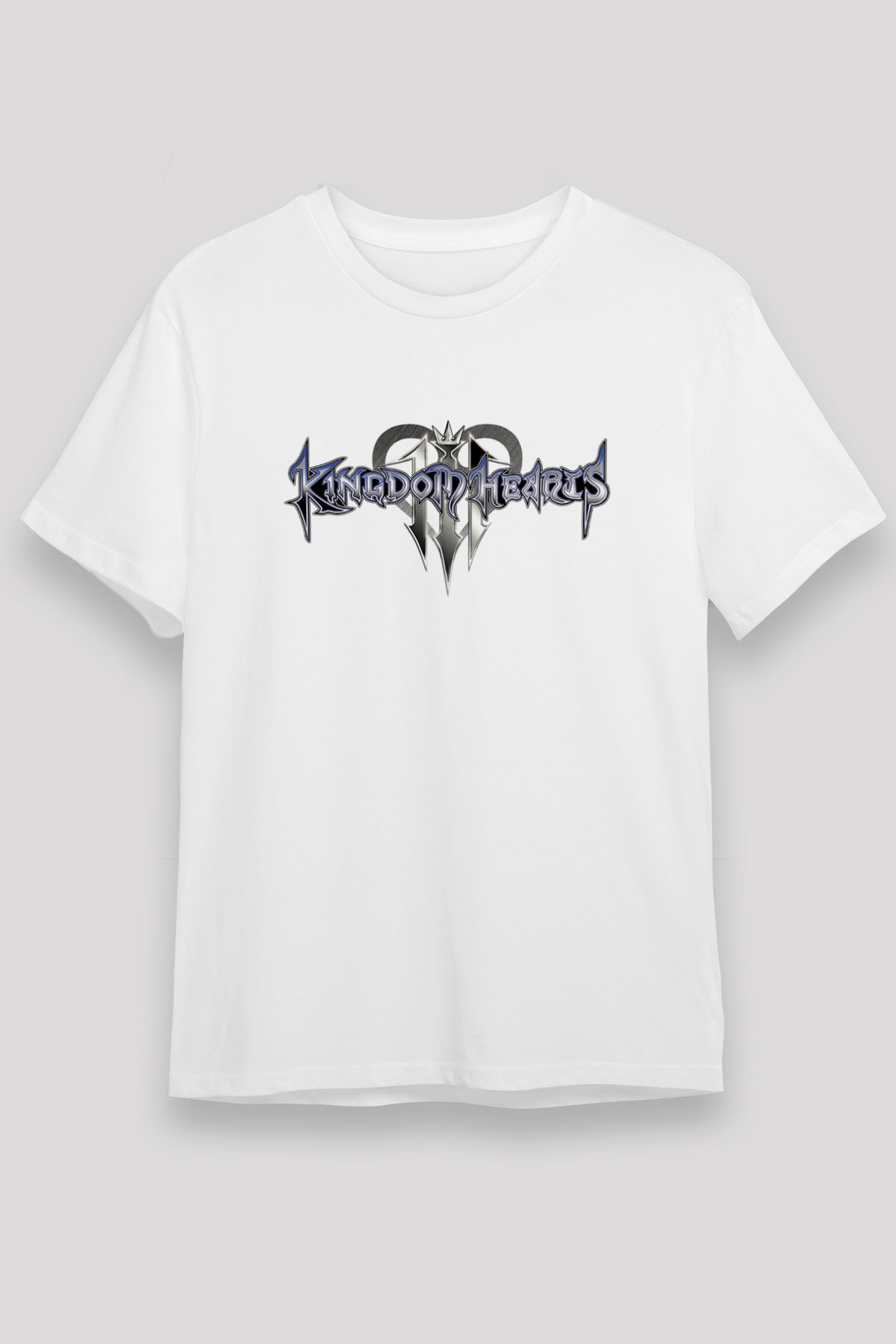 Kingdom Hearts Beyaz Unisex Tişört T-Shirt
