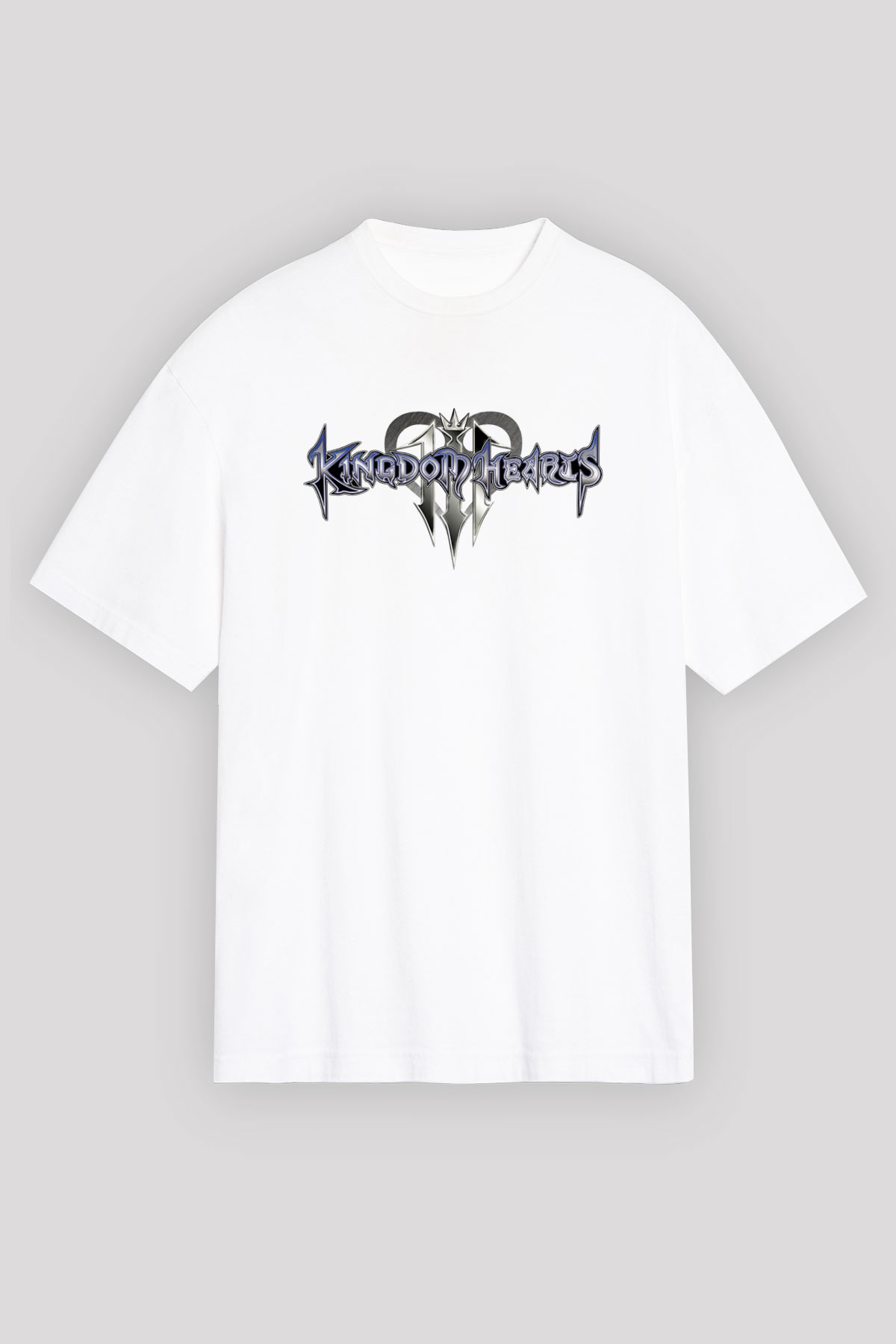 Kingdom Hearts Beyaz Unisex Tişört T-Shirt