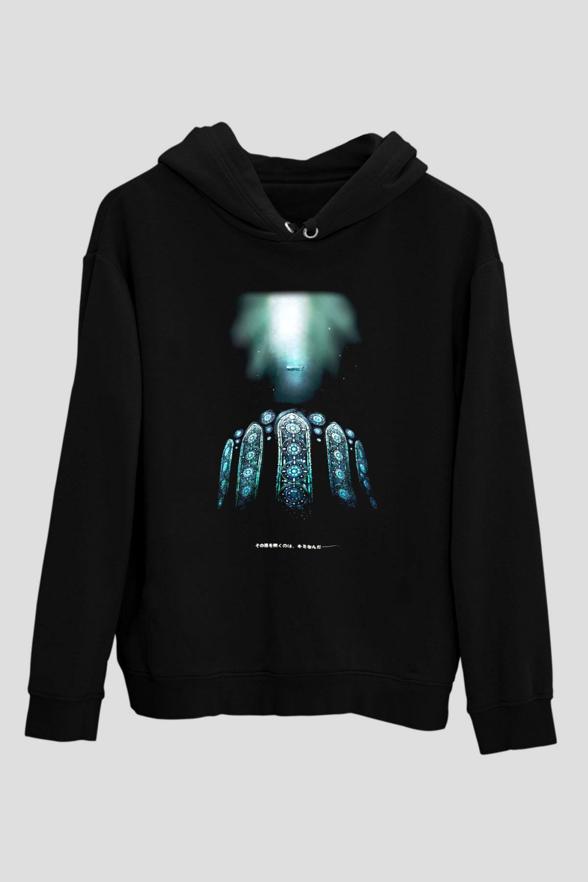 Kingdom Hearts Siyah Unisex Hoodie