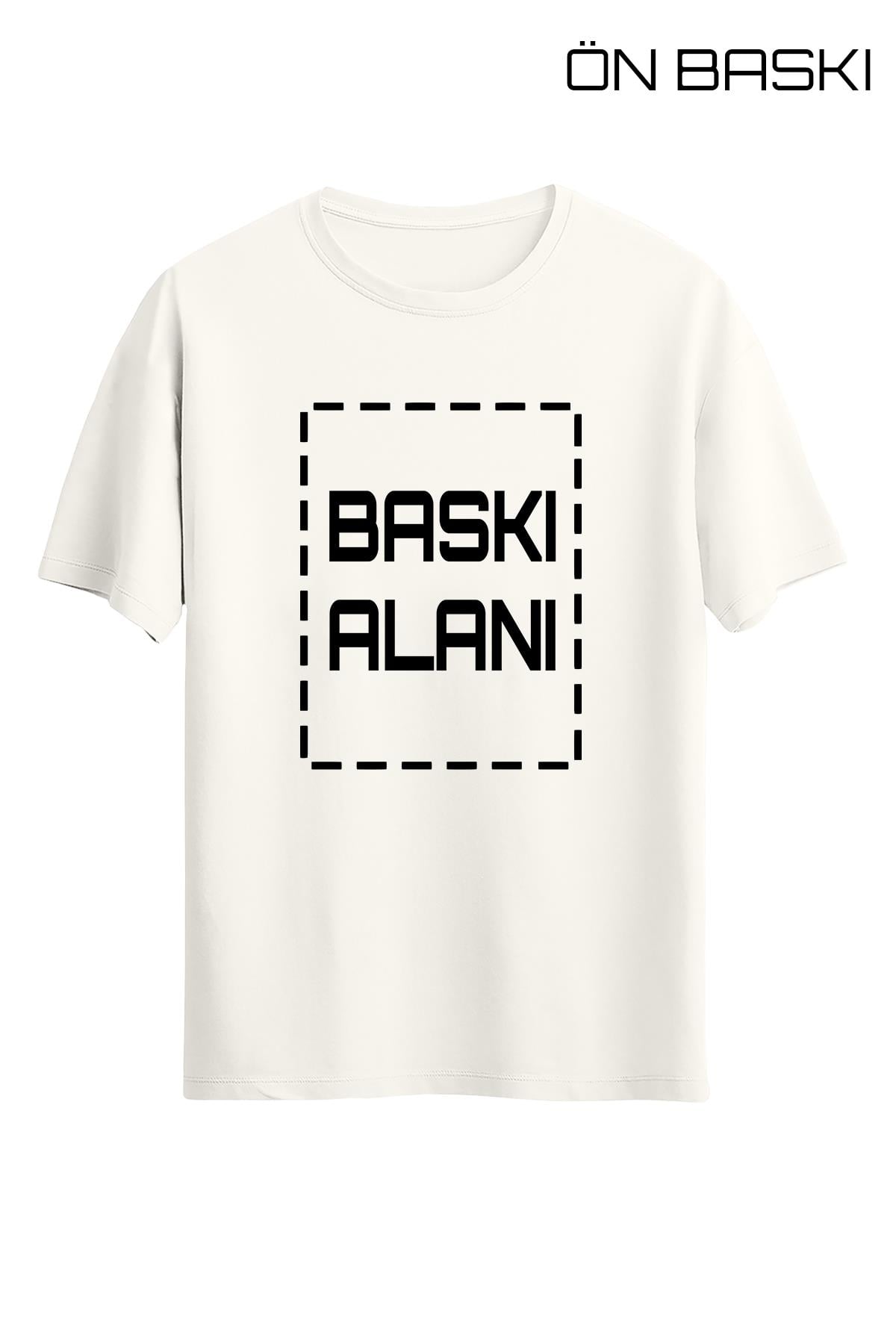 Kişiye Özel Ekru Unisex Tişört | T-Shirt Tasarla
