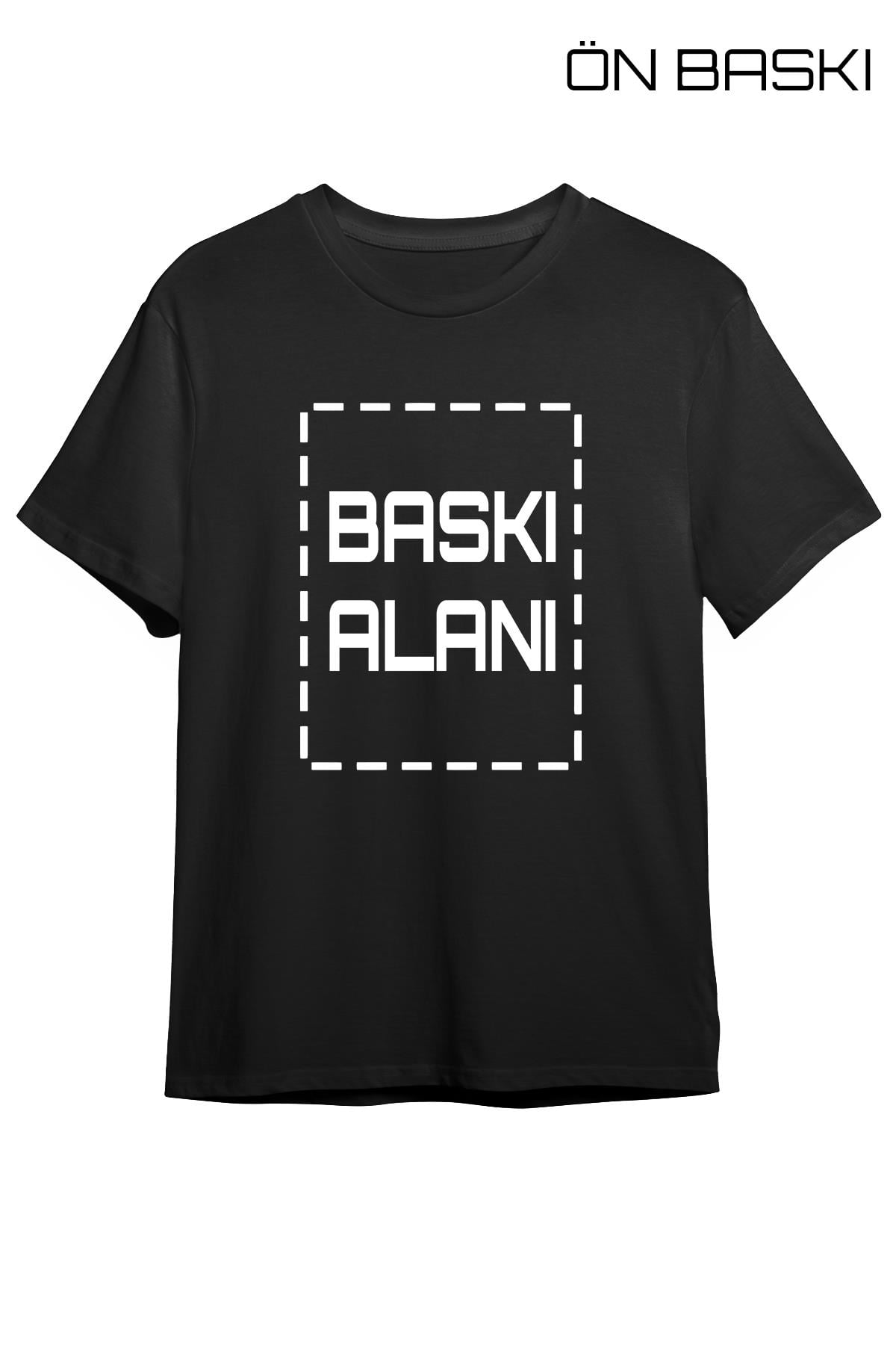 Kişiye Özel Siyah Unisex Tişört | Tişört Tasarla