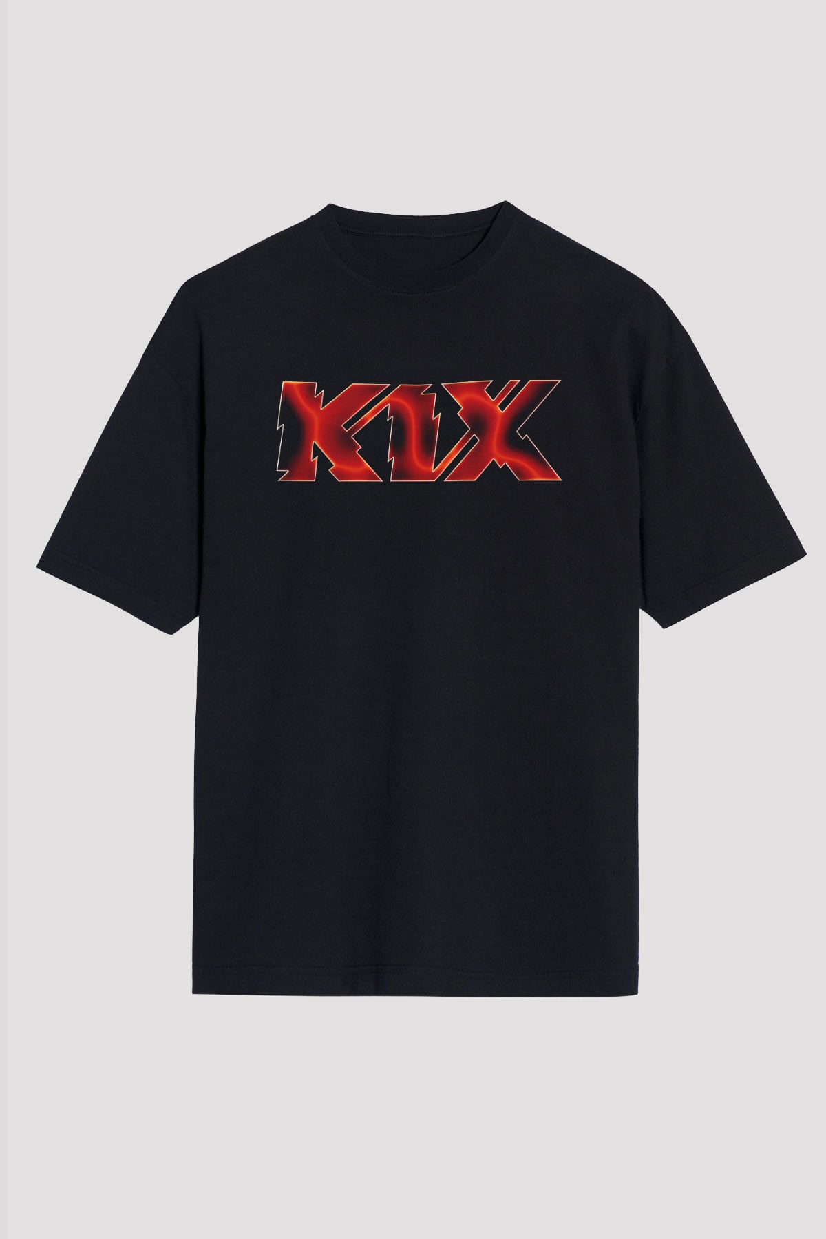 Kix Siyah Unisex Tişört T-Shirt - TişörtFabrikası