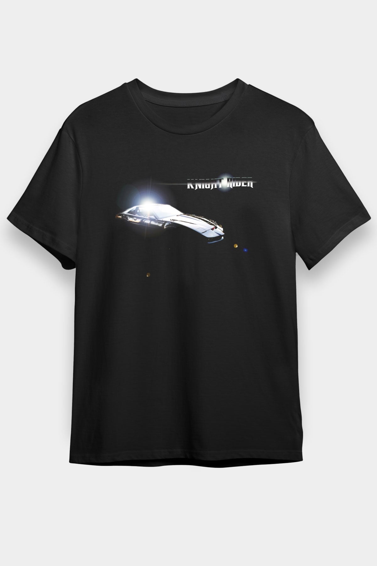 Knight Rider Siyah Unisex Tişört