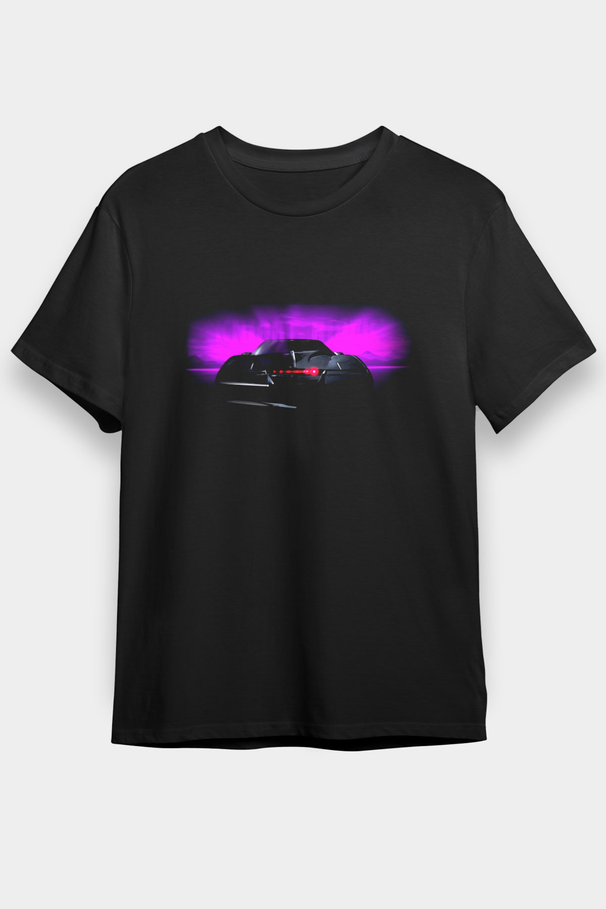 Knight Rider Siyah Unisex Tişört