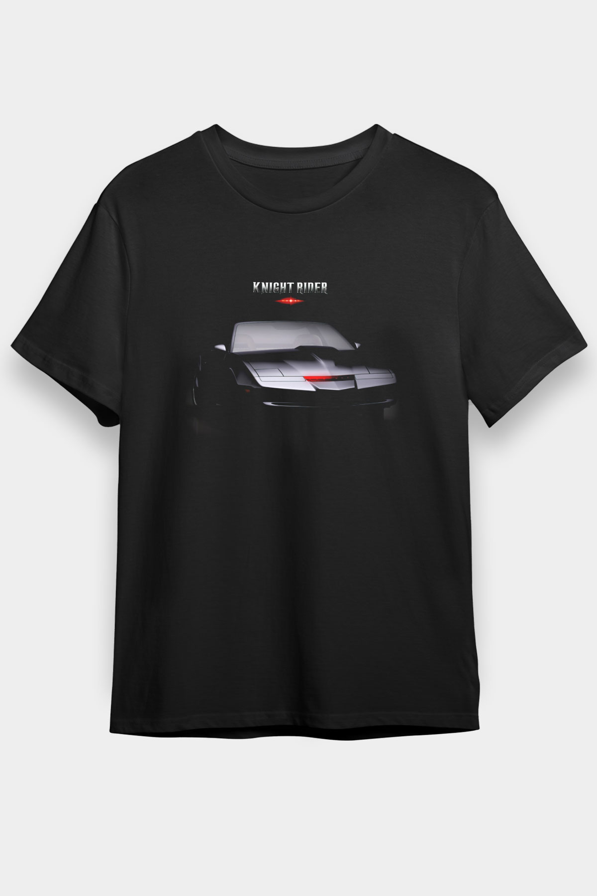 Knight Rider Siyah Unisex Tişört