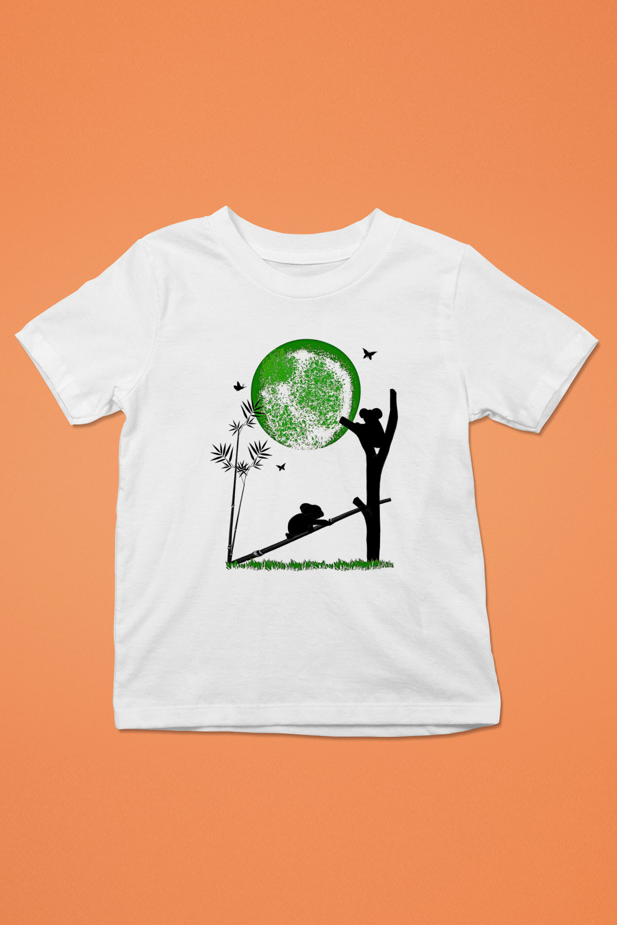 Koala Baskılı Beyaz Unisex Beyaz Çocuk Tişört - Tshirt