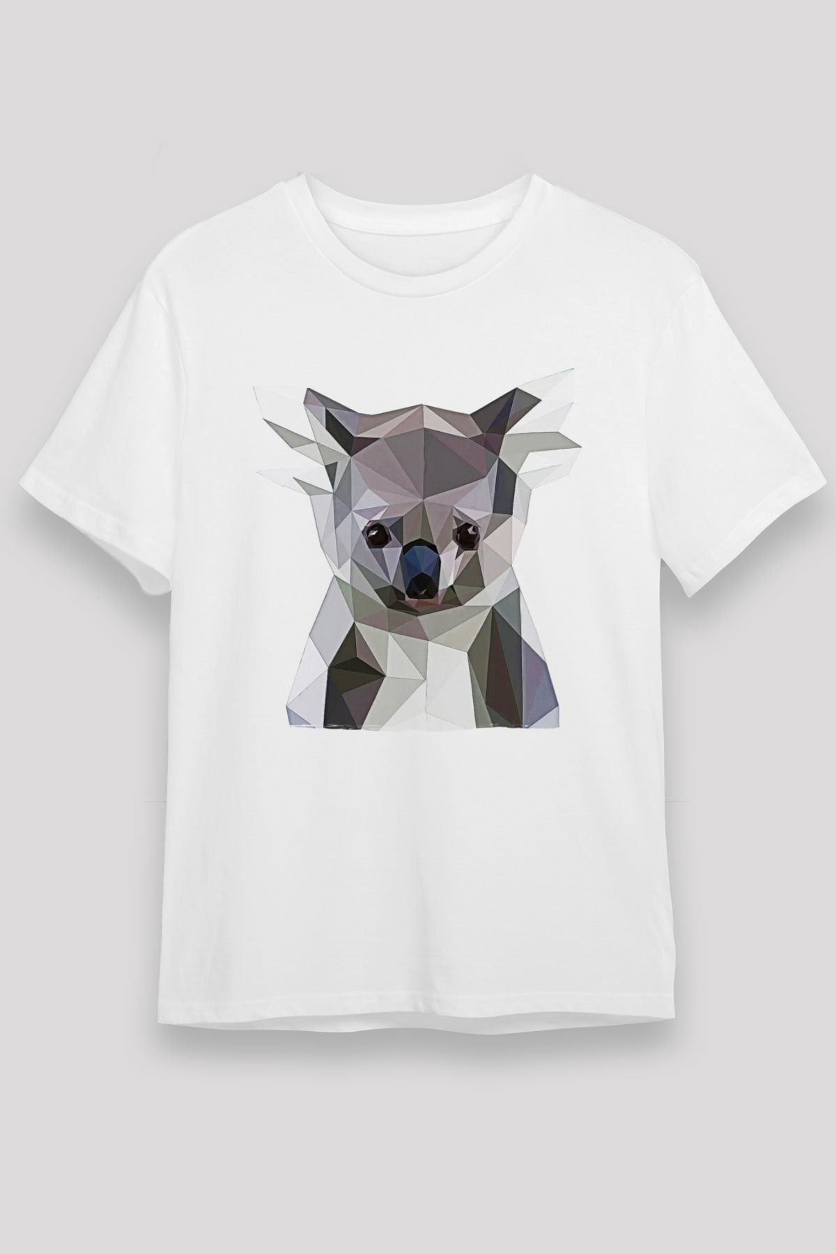 Koala Unisex Baskılı Beyaz Tişört - Tshirt