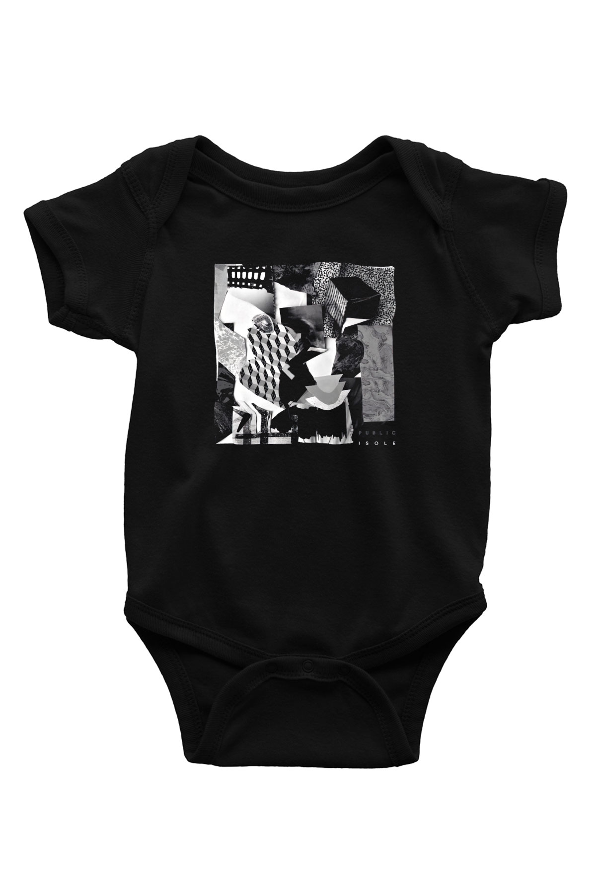 Kolaj Siyah Bebek Body - Zıbın