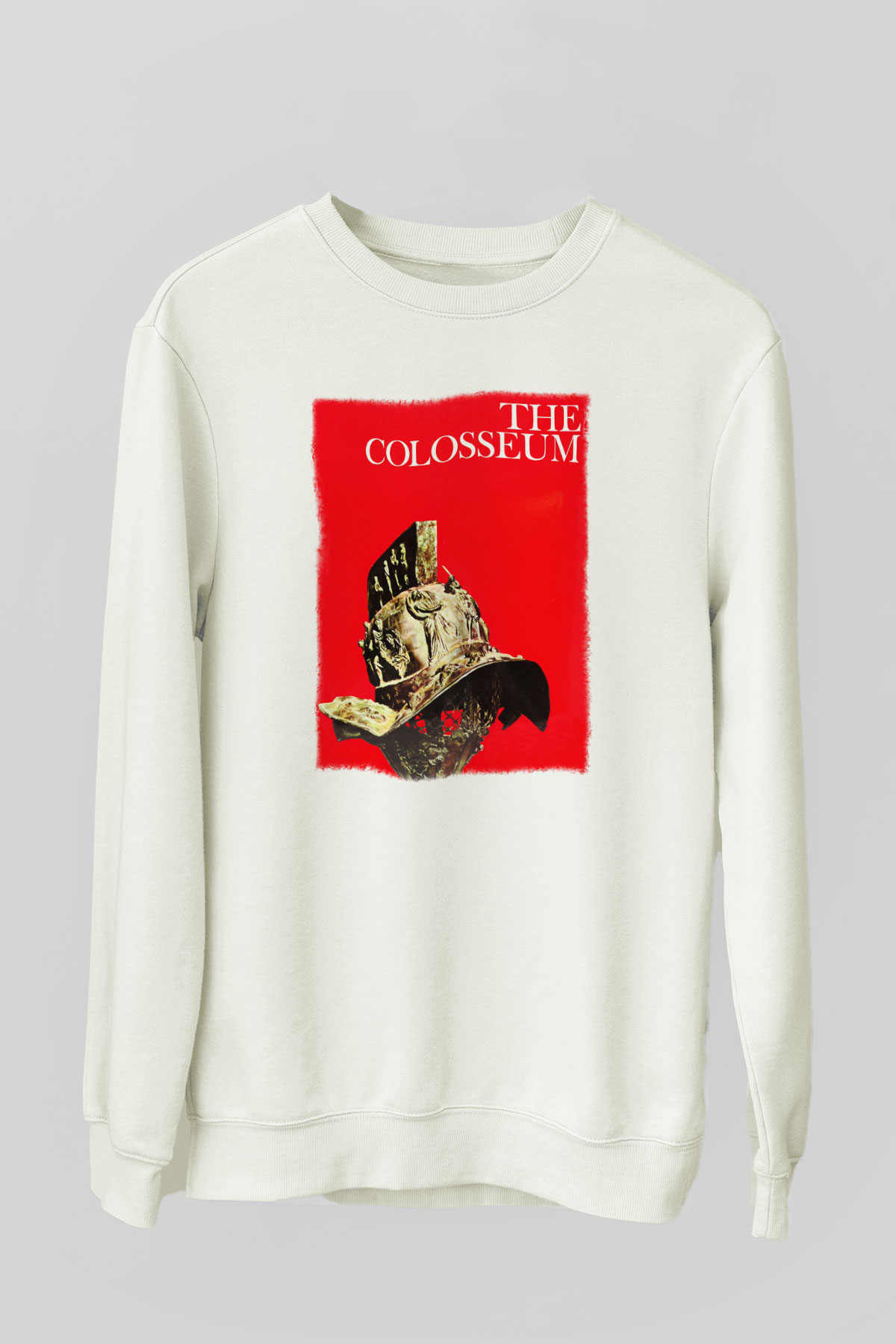 Kolezyum Beyaz Unisex Sweatshirt