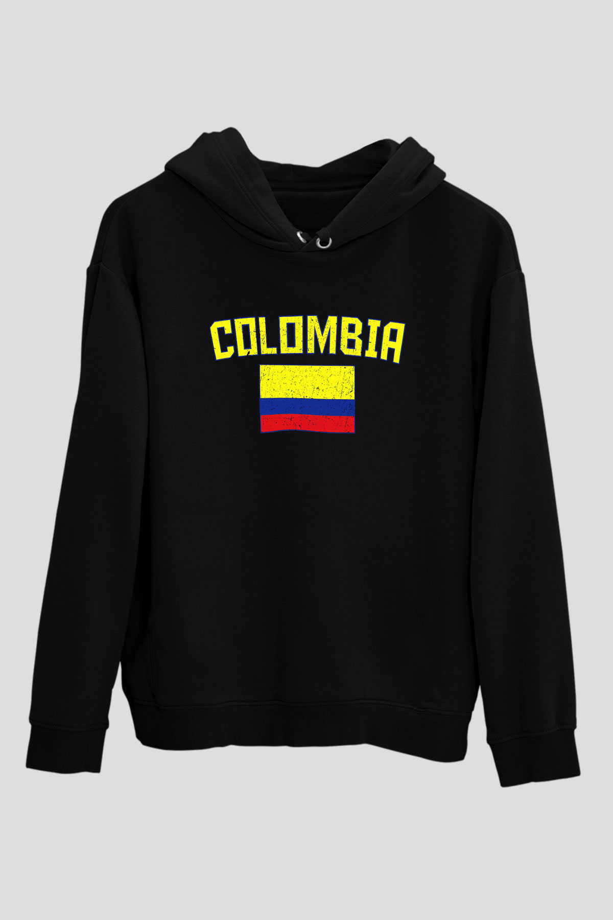 Kolombiya Siyah Unisex Hoodie