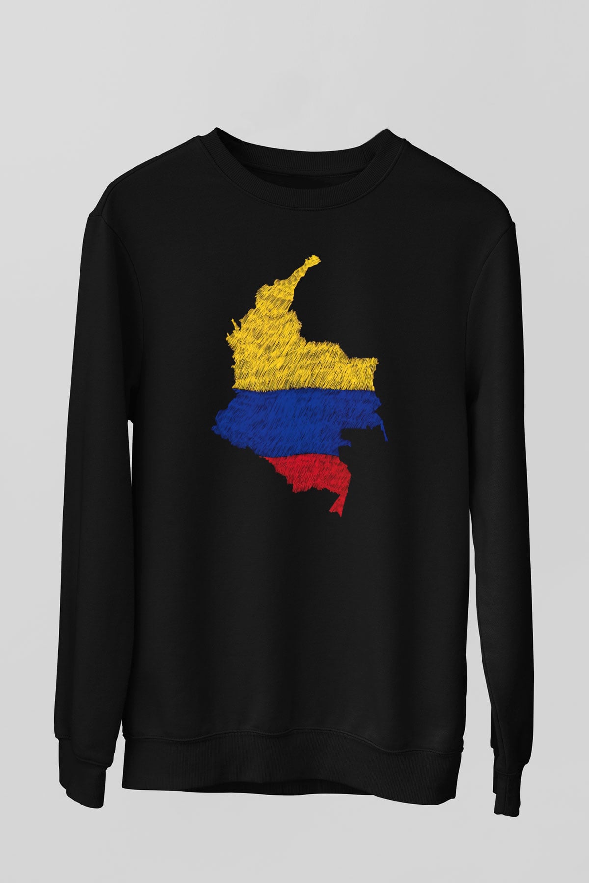 Kolombiya Siyah Unisex Sweatshirt