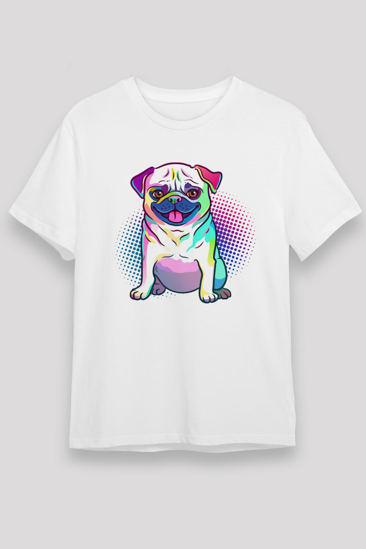 Köpek Beyaz Unisex Tişört T-Shirt - TişörtFabrikası
