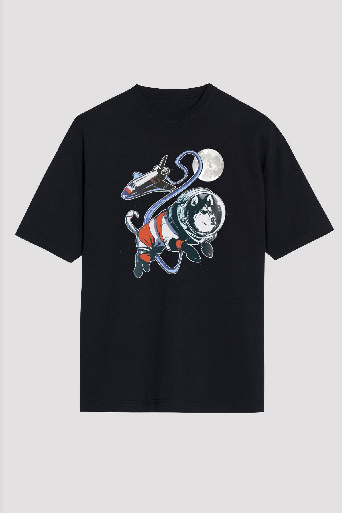 Köpek Siyah Unisex Tişört T-Shirt - TişörtFabrikası