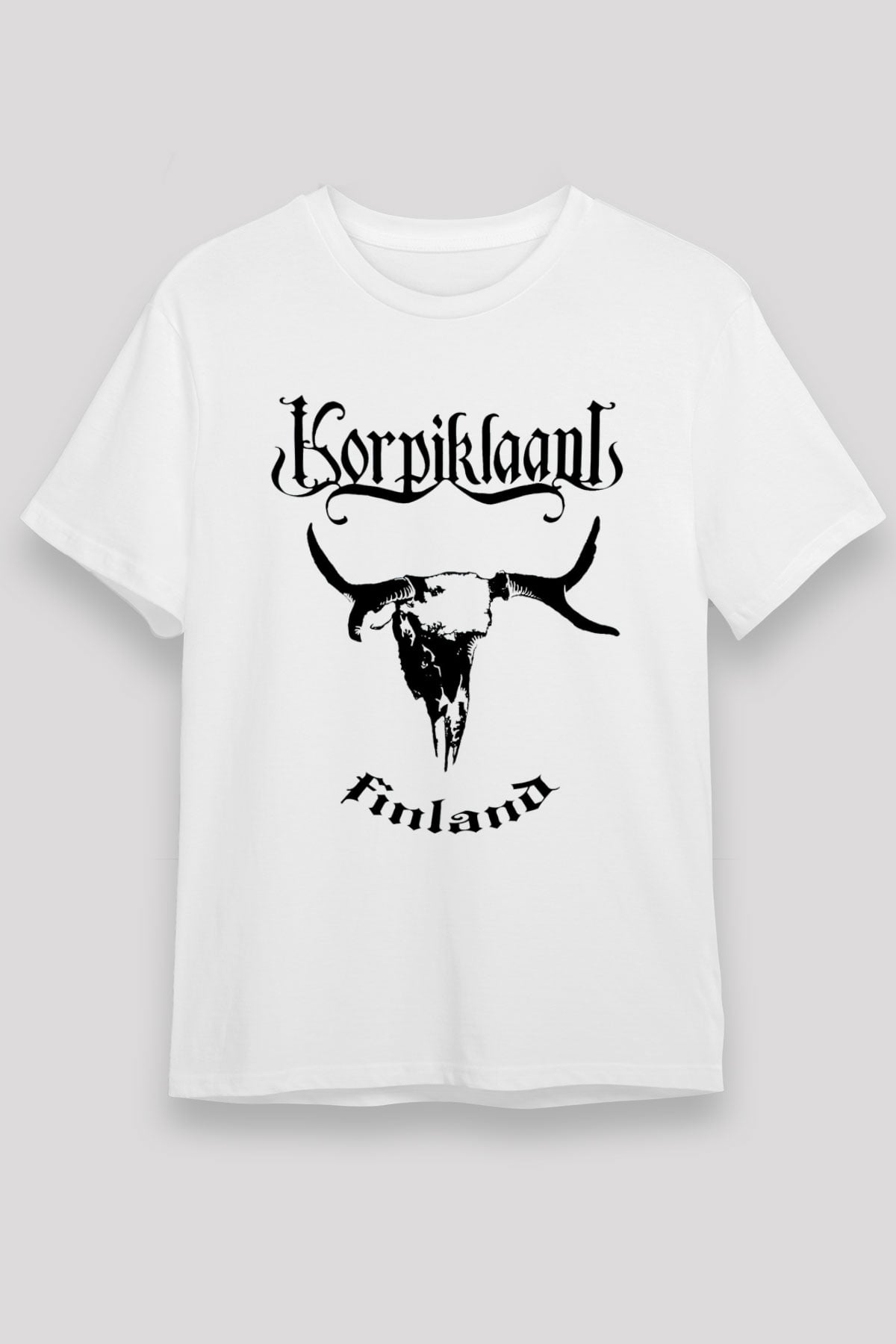 Korpiklaani Beyaz Unisex Tişört T-Shirt - TişörtFabrikası