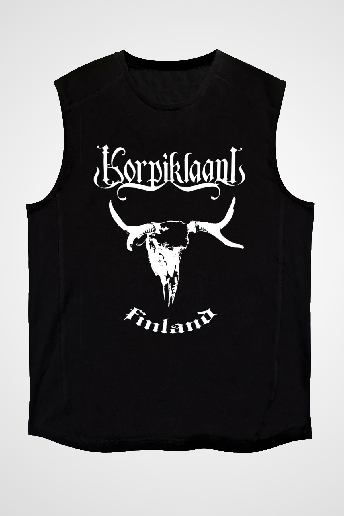 Korpiklaani Siyah Unisex Kolsuz Tişört