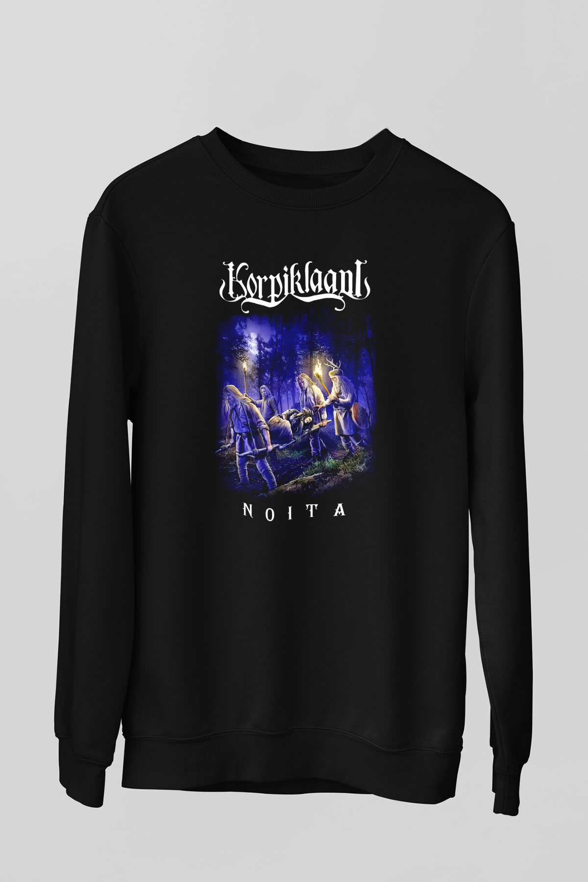 Korpiklaani Siyah Unisex Sweatshirt