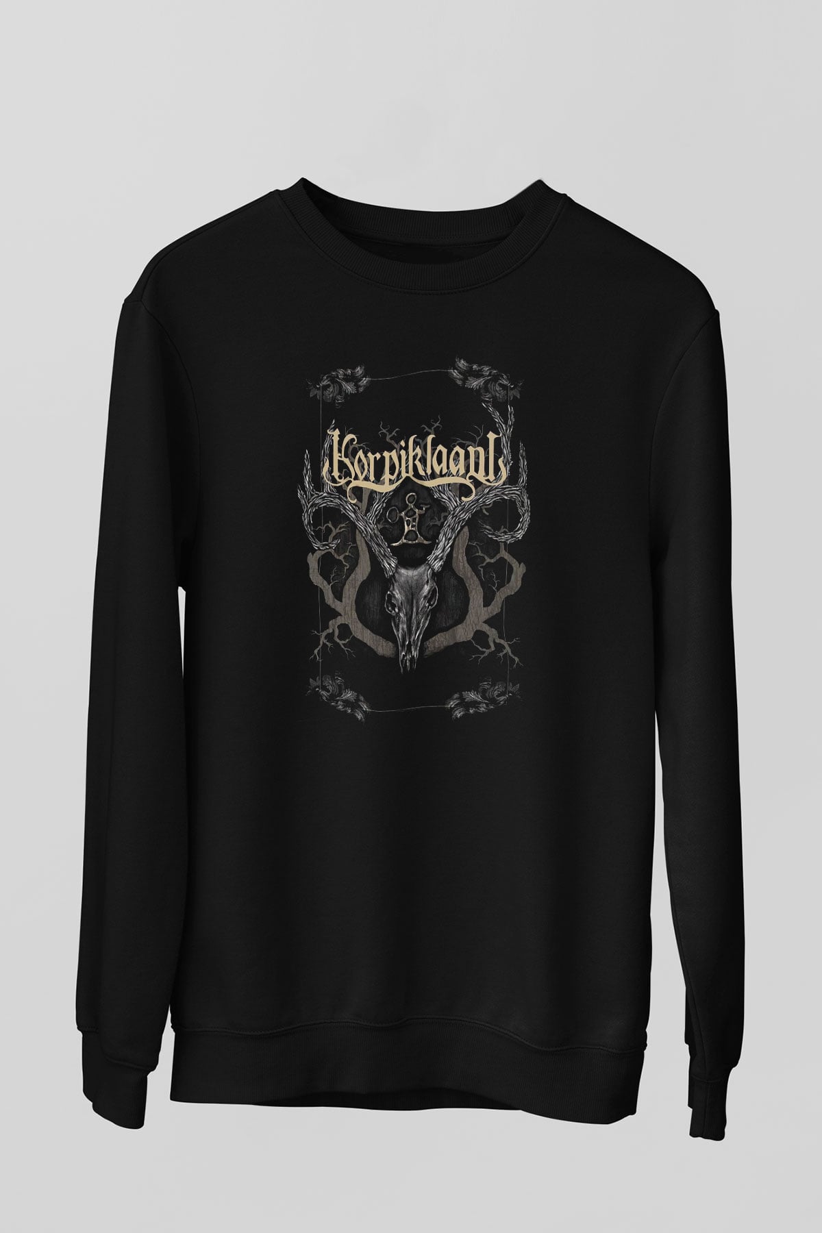 Korpiklaani Siyah Unisex Sweatshirt