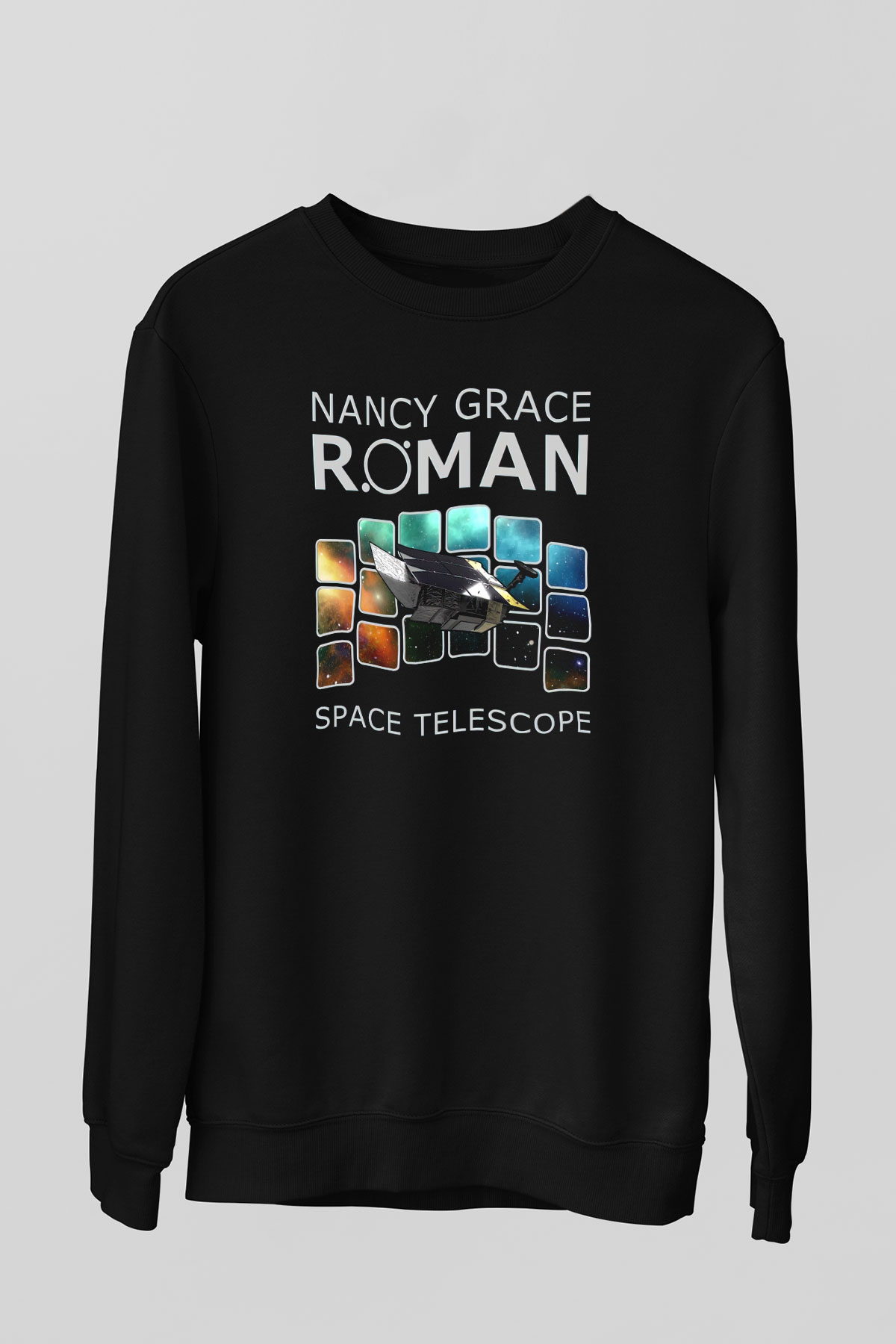 Kozmolog Siyah Unisex Sweatshirt