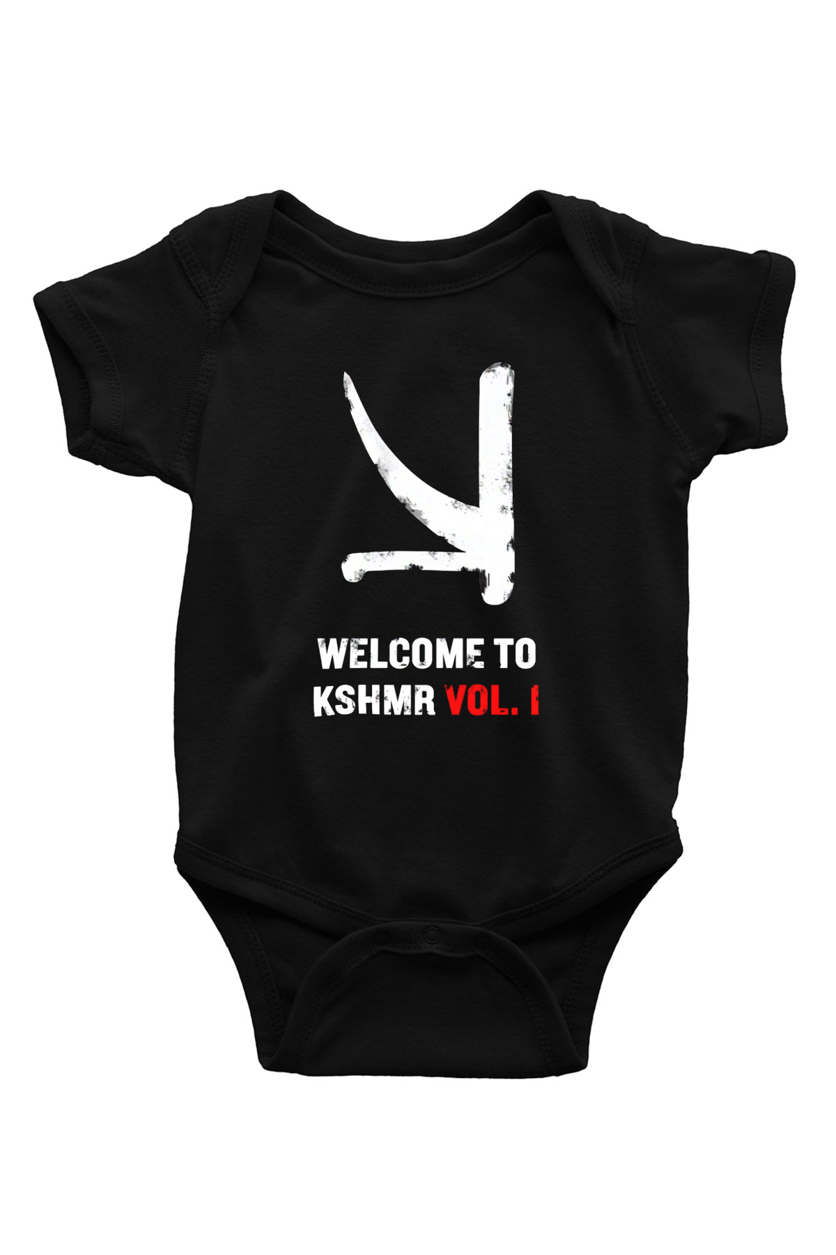KSHMR Siyah Bebek Body - Zıbın