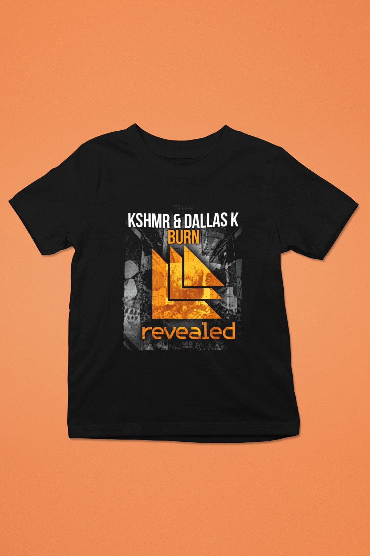 KSHMR Siyah Unisex Çocuk Tişört