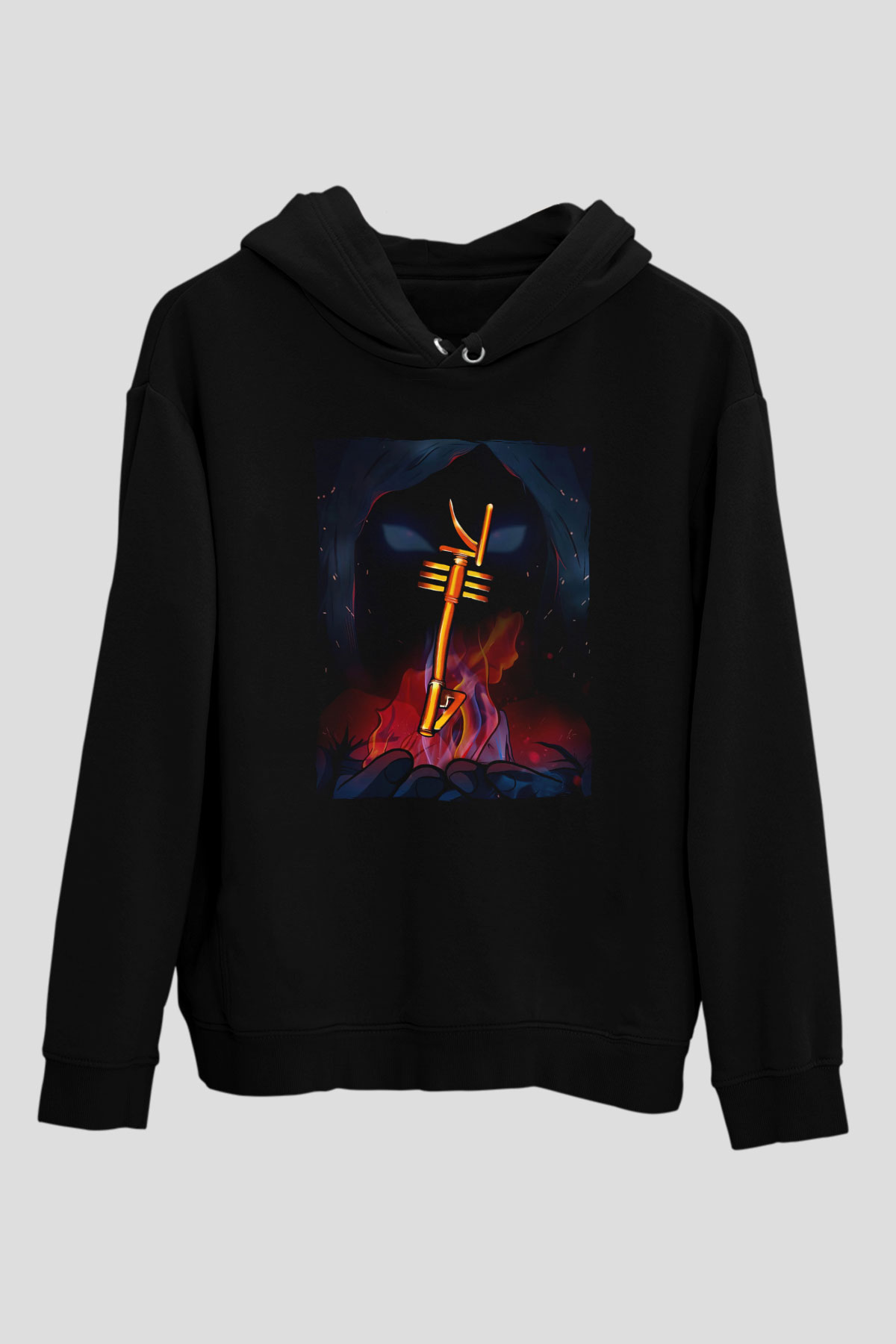 KSHMR Siyah Unisex Kapüşonlu Sweatshirt