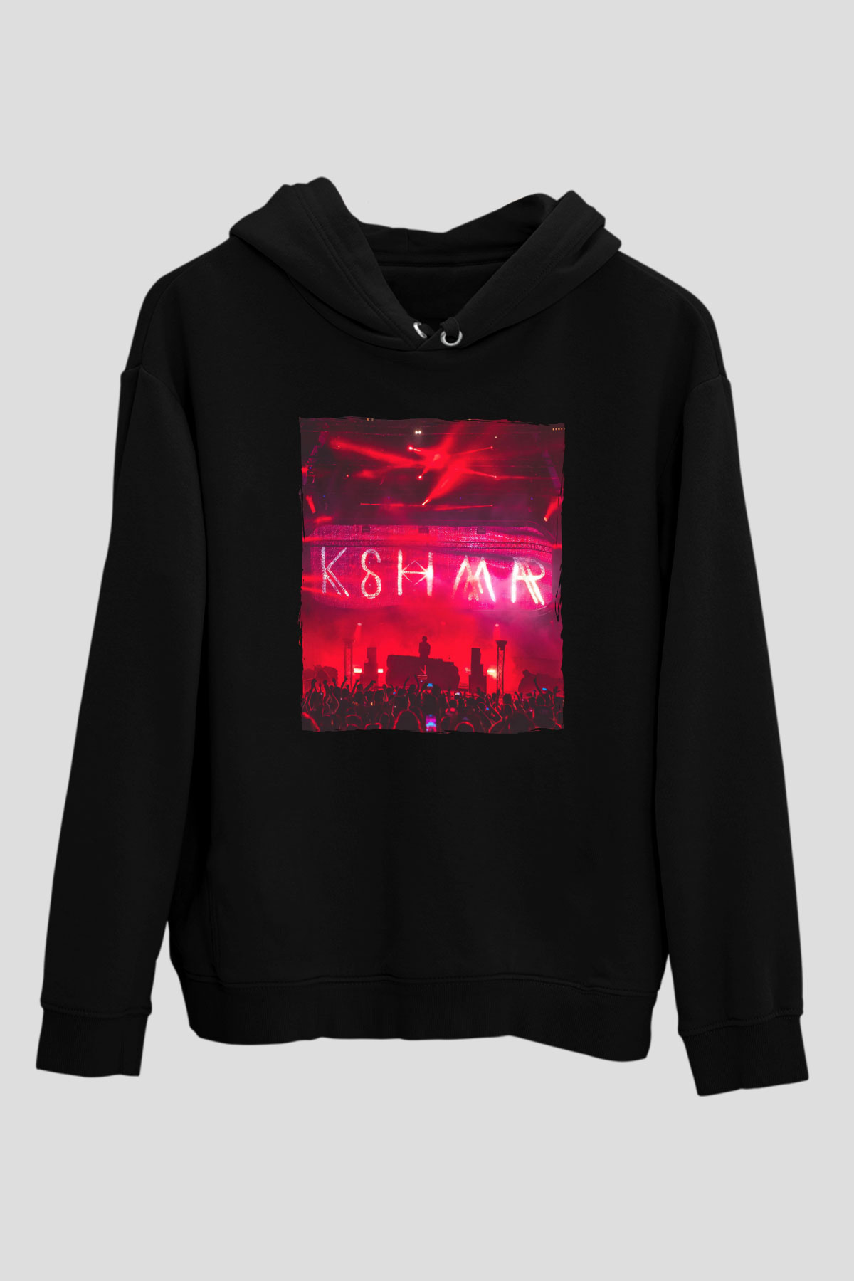 KSHMR Siyah Unisex Kapüşonlu Sweatshirt
