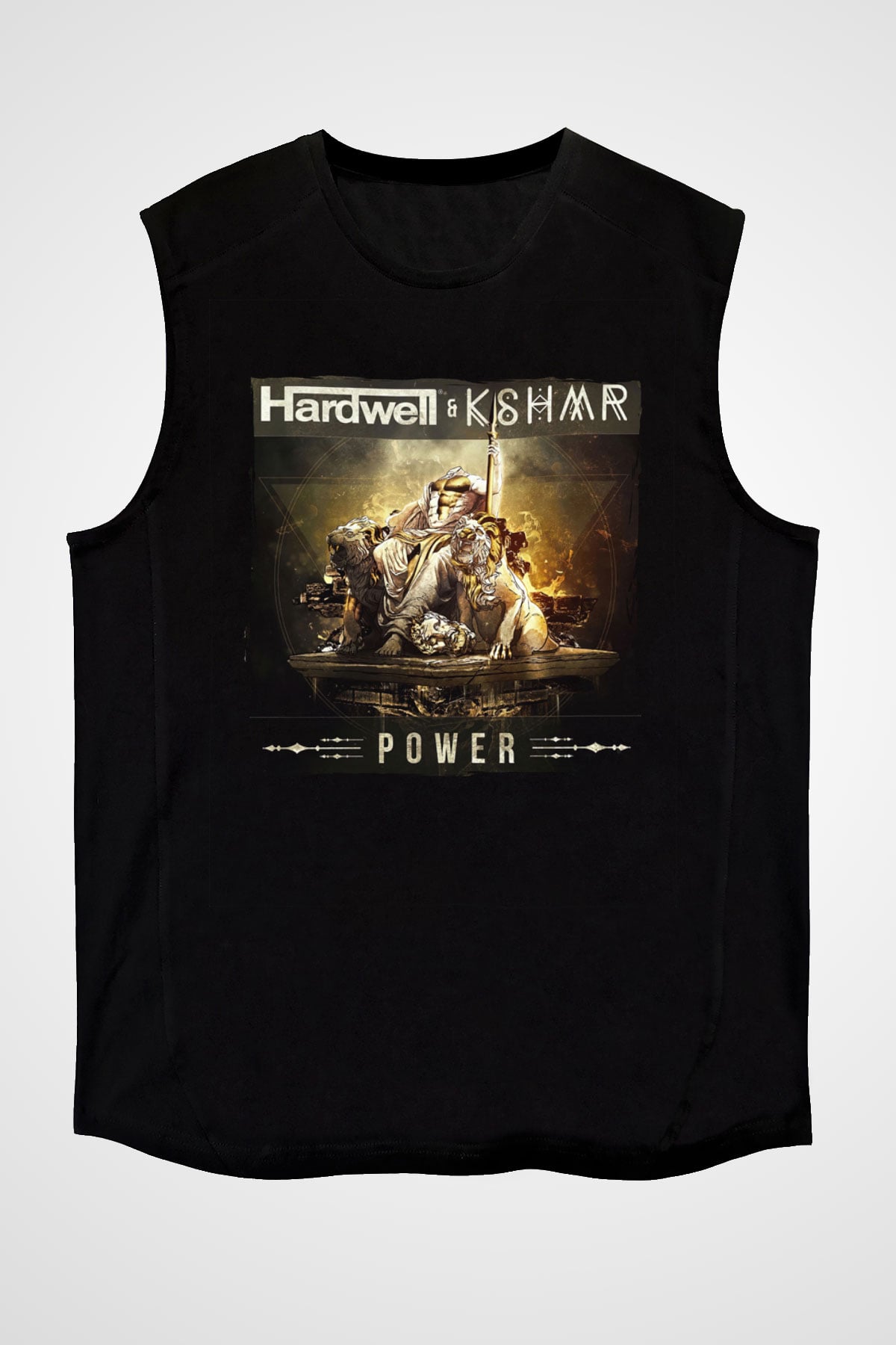 KSHMR Siyah Unisex Kolsuz Tişört