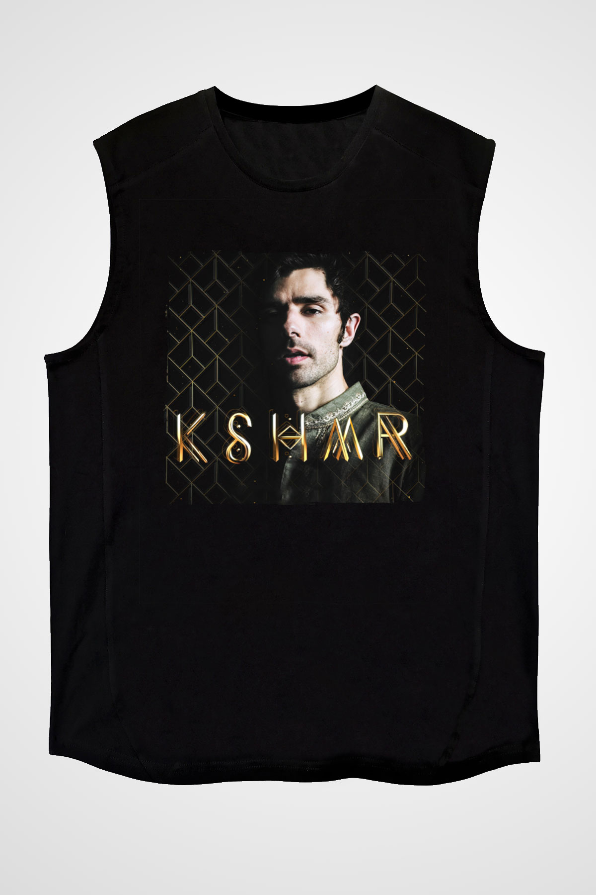 KSHMR Siyah Unisex Kolsuz Tişört