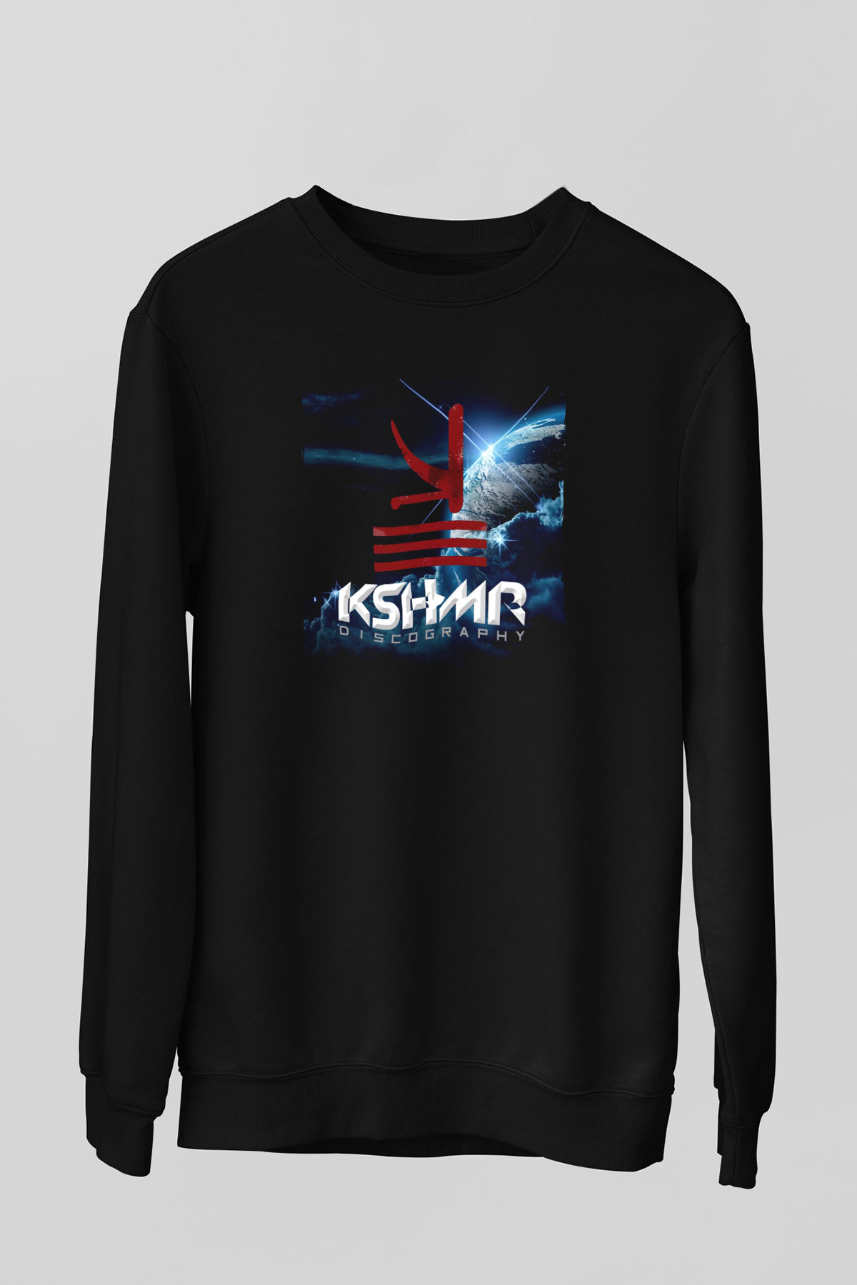 KSHMR Siyah Unisex Sweatshirt