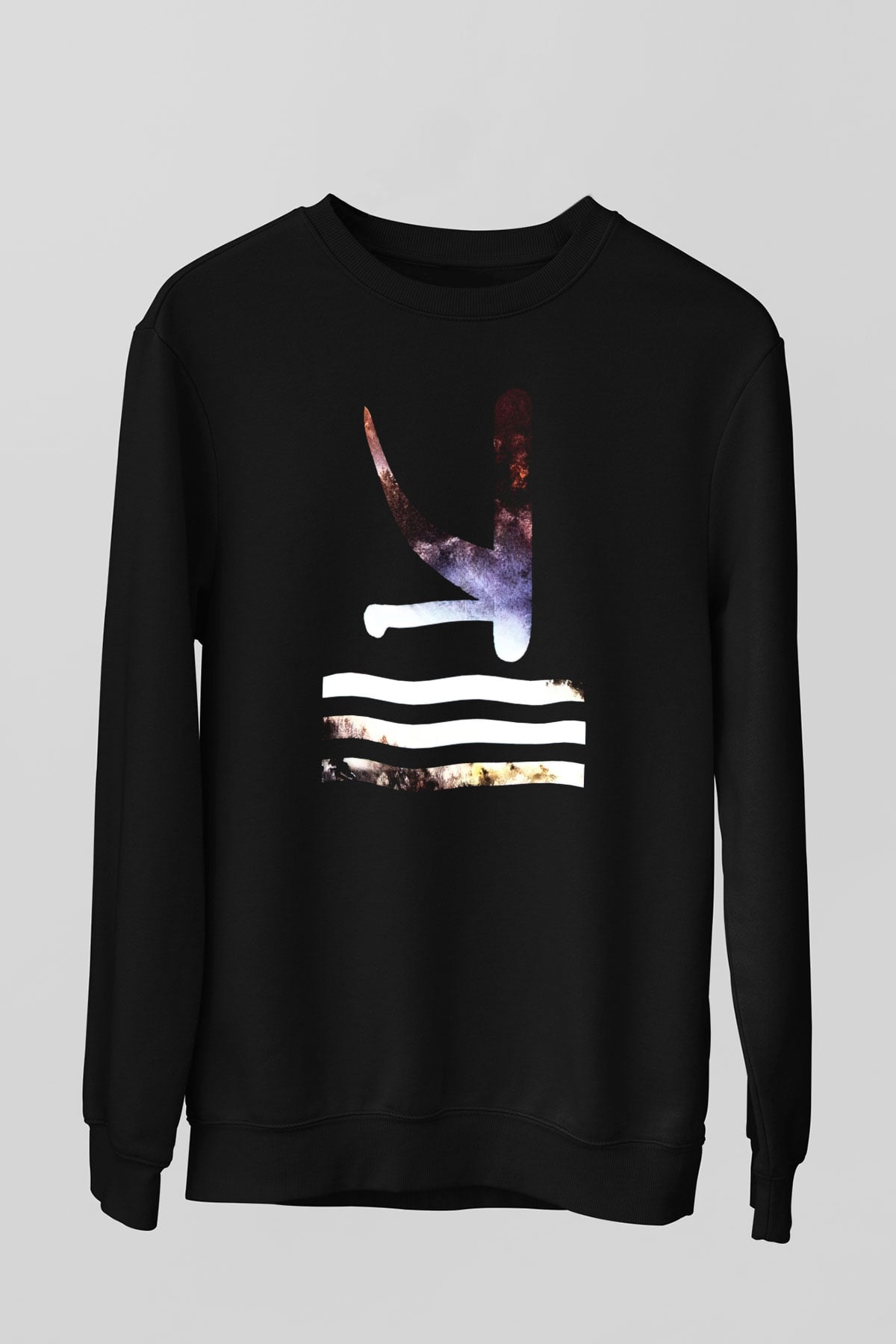 KSHMR Siyah Unisex Sweatshirt