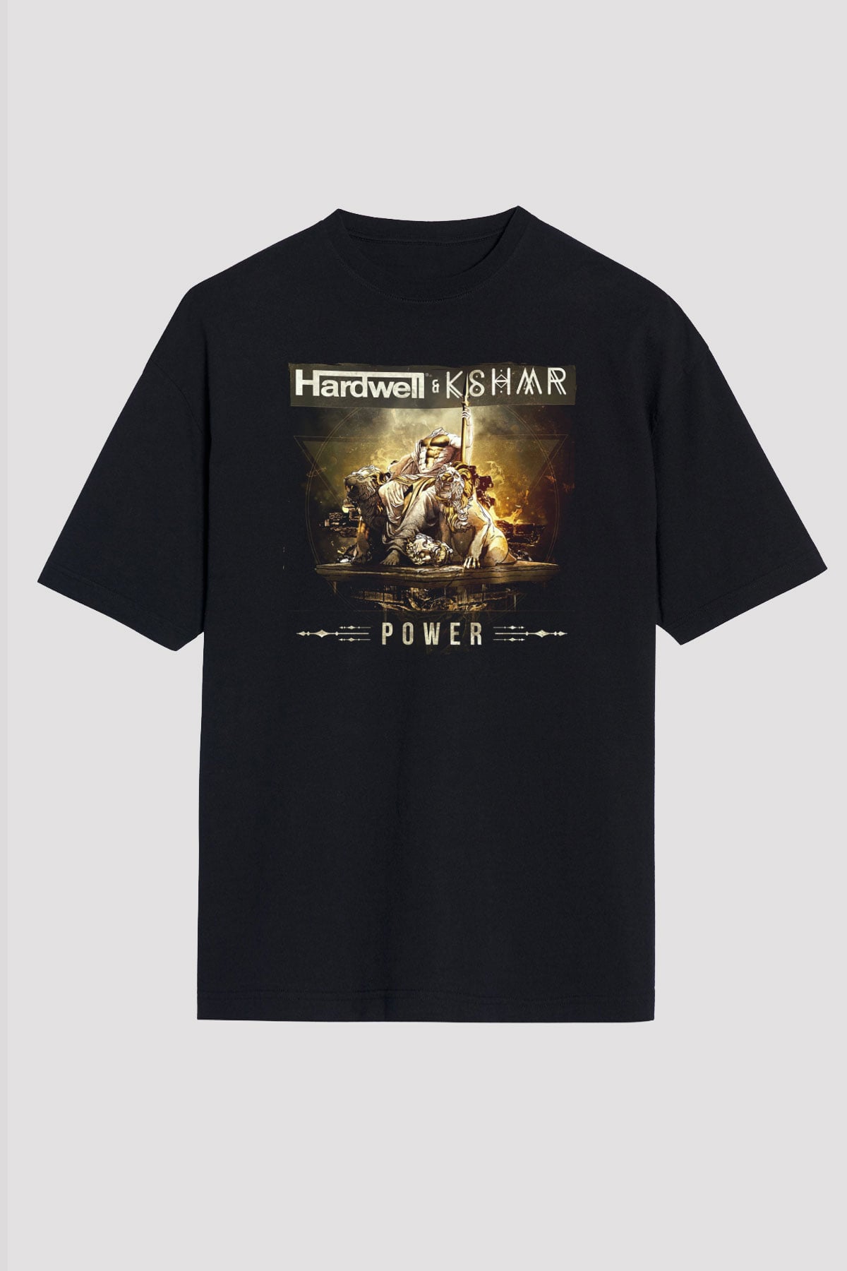 KSHMR Siyah Unisex Tişört T-Shirt - TişörtFabrikası