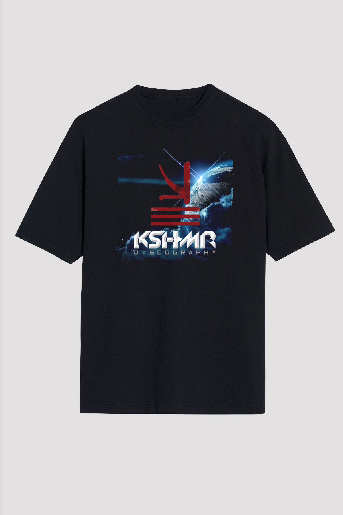 KSHMR Siyah Unisex Tişört T-Shirt - TişörtFabrikası