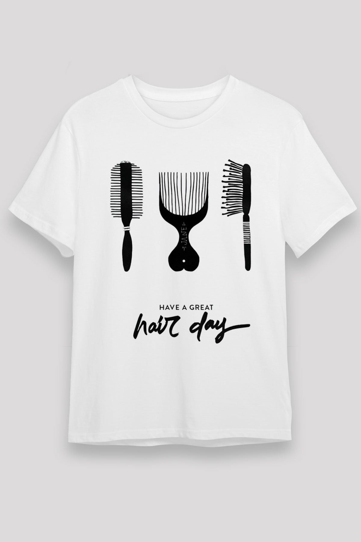 Kuaför Beyaz Unisex Tişört T-Shirt - TişörtFabrikası