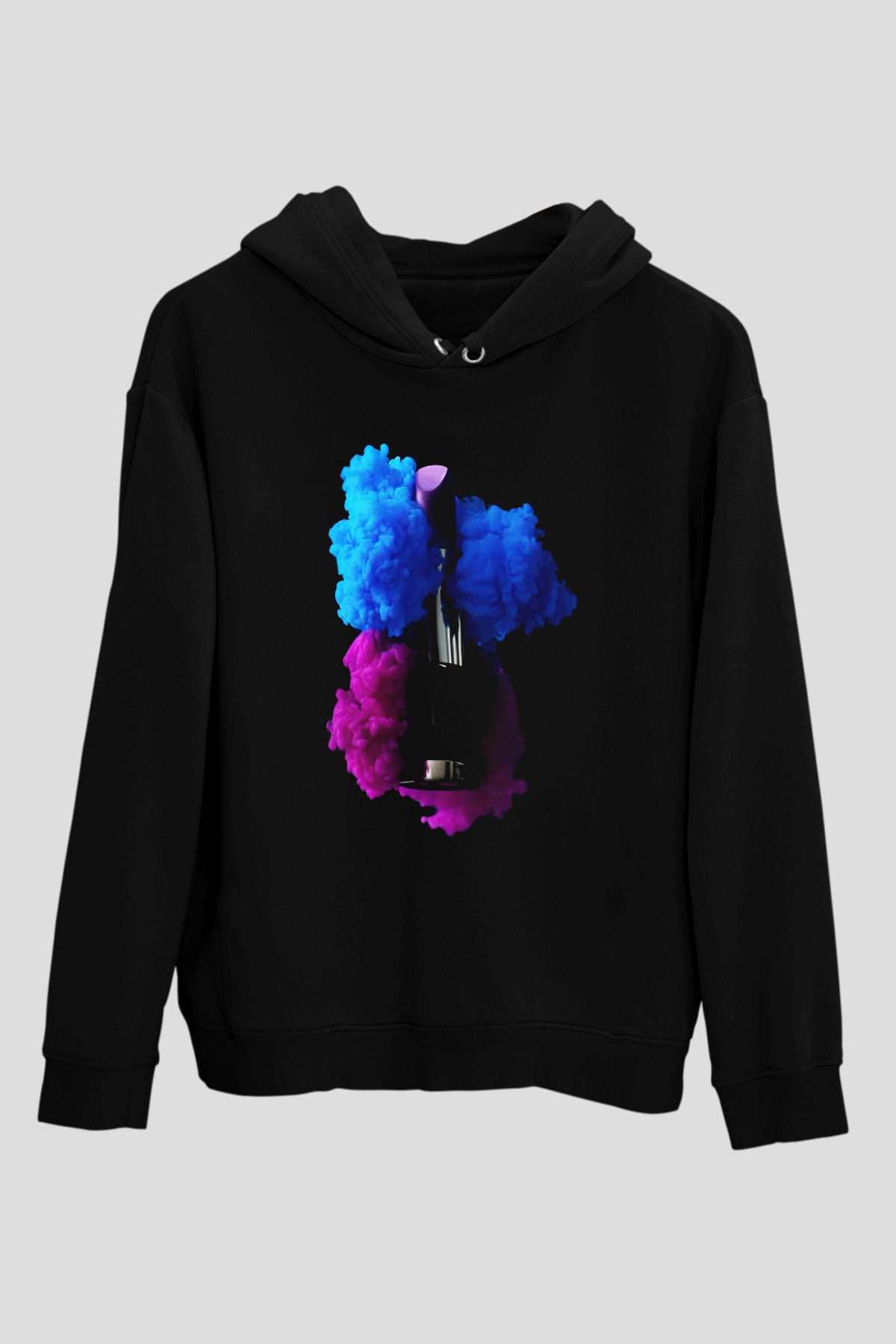 Kuaför Siyah Unisex Kapşonlu Sweatshirt