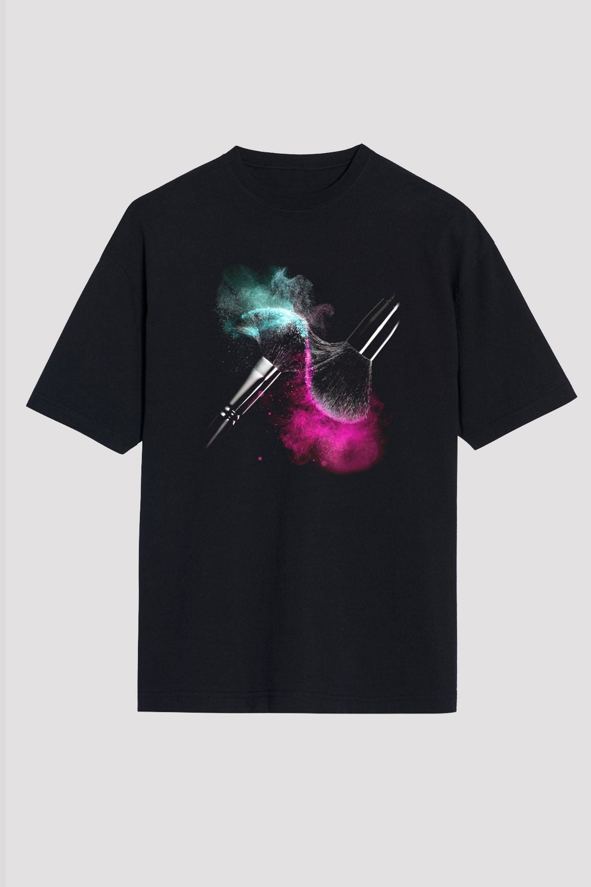 Kuaför Siyah Unisex Oversize Tişört T-Shirt