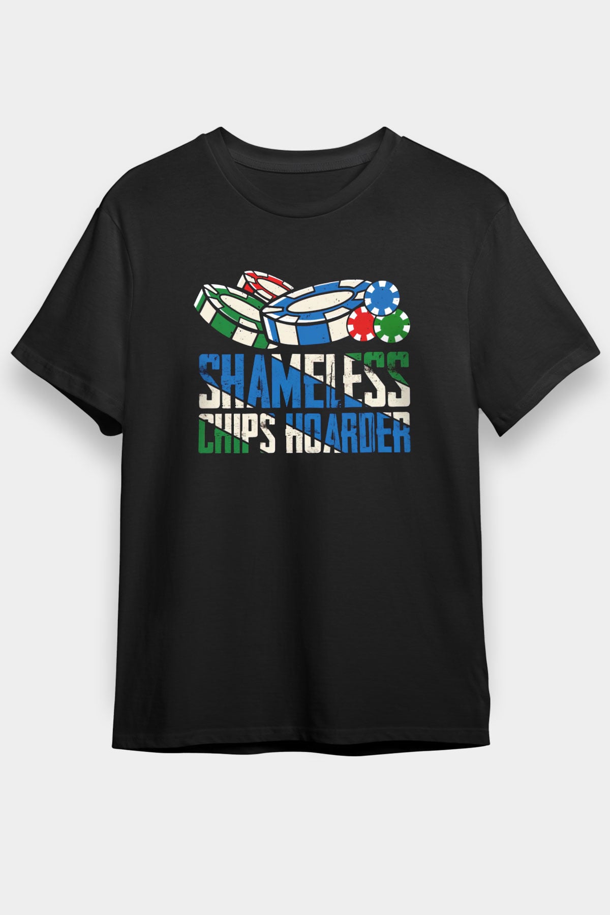 Kumarbaz Siyah Unisex Tişört T-Shirt - TişörtFabrikası