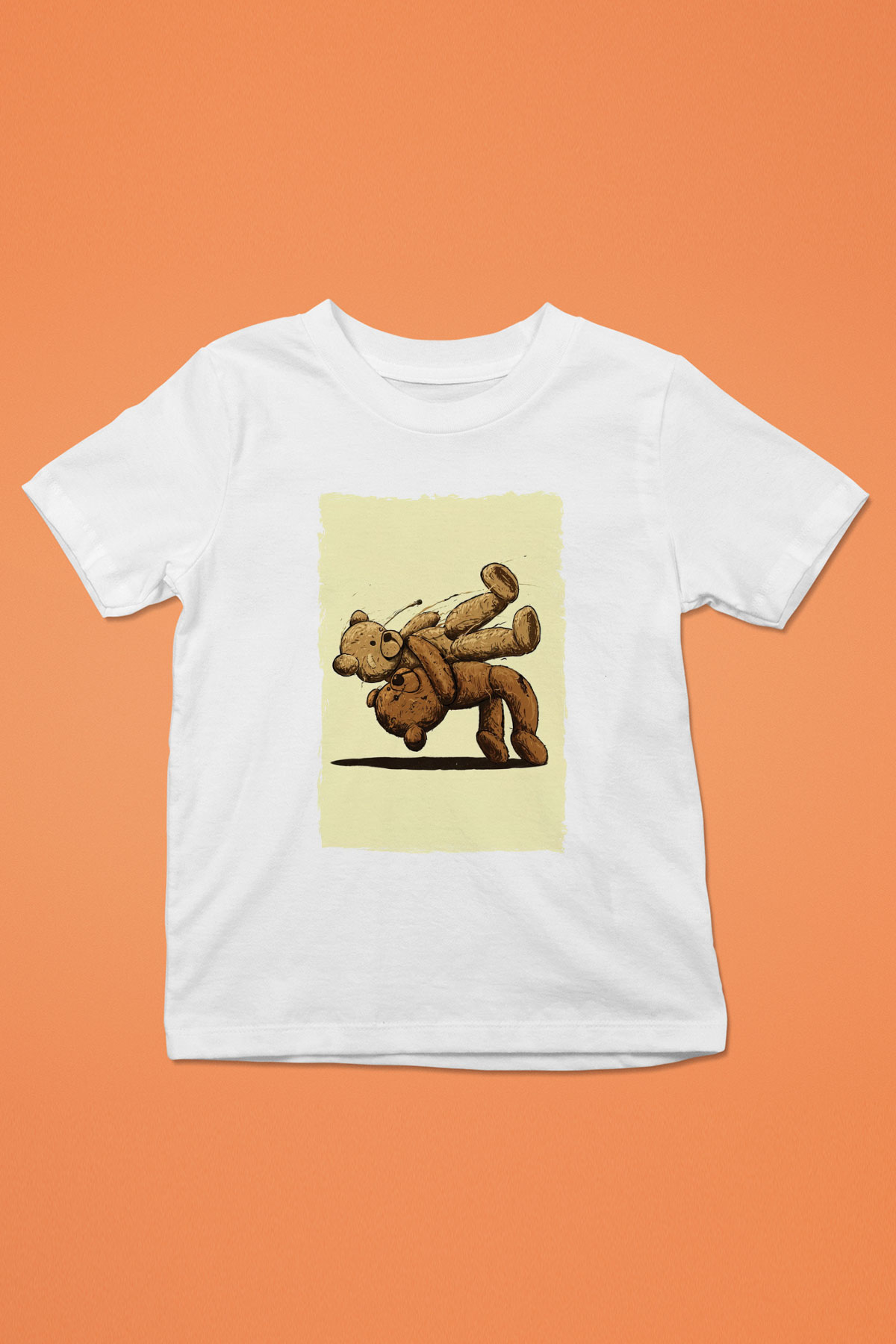 Künde Baskılı Unisex Beyaz  Çocuk Tişört